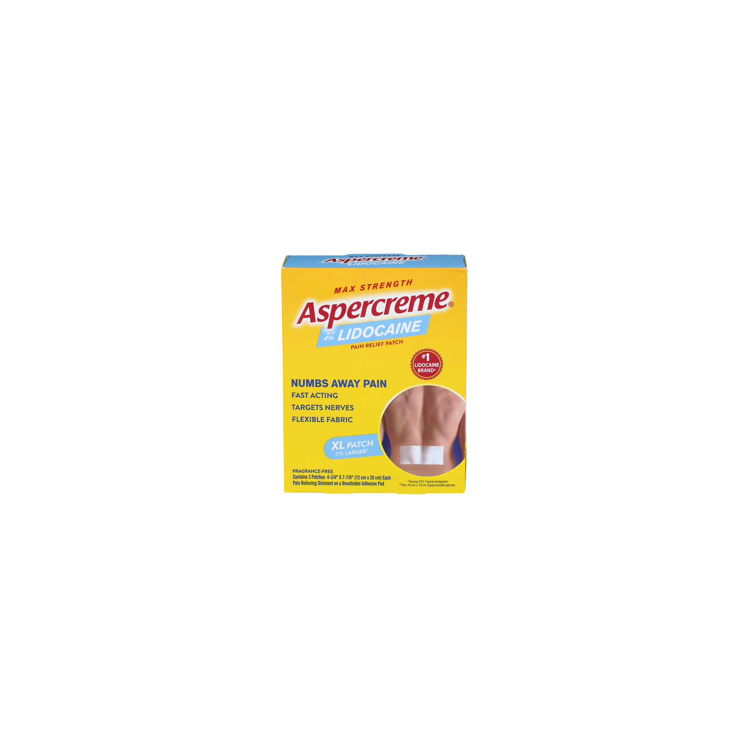 Aspercreme Fragrance-Free Xl Patch Pain Relief - 3 Count Image 1 of 2