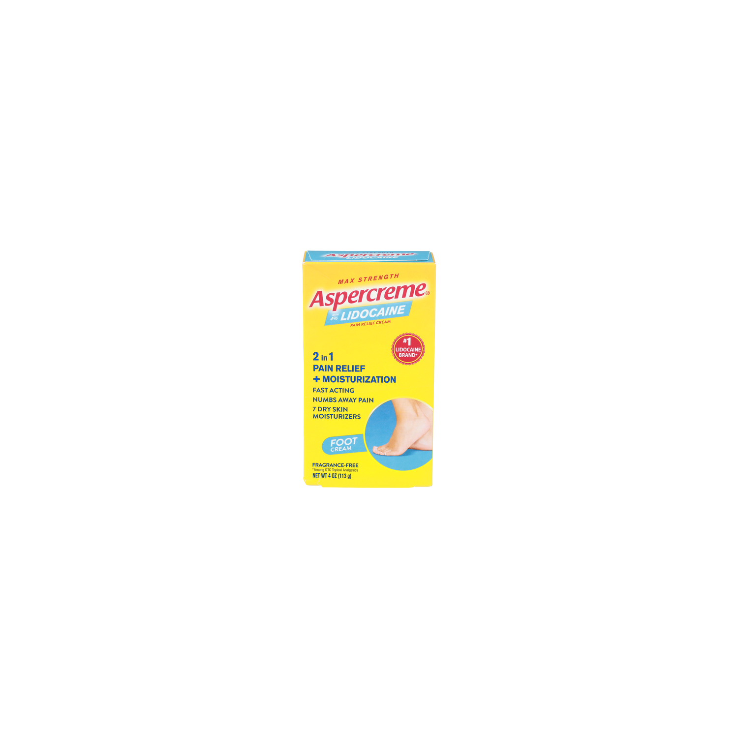 Aspercreme Fragrance-Free Foot Cream - 4 Ounce Image 1 of 2
