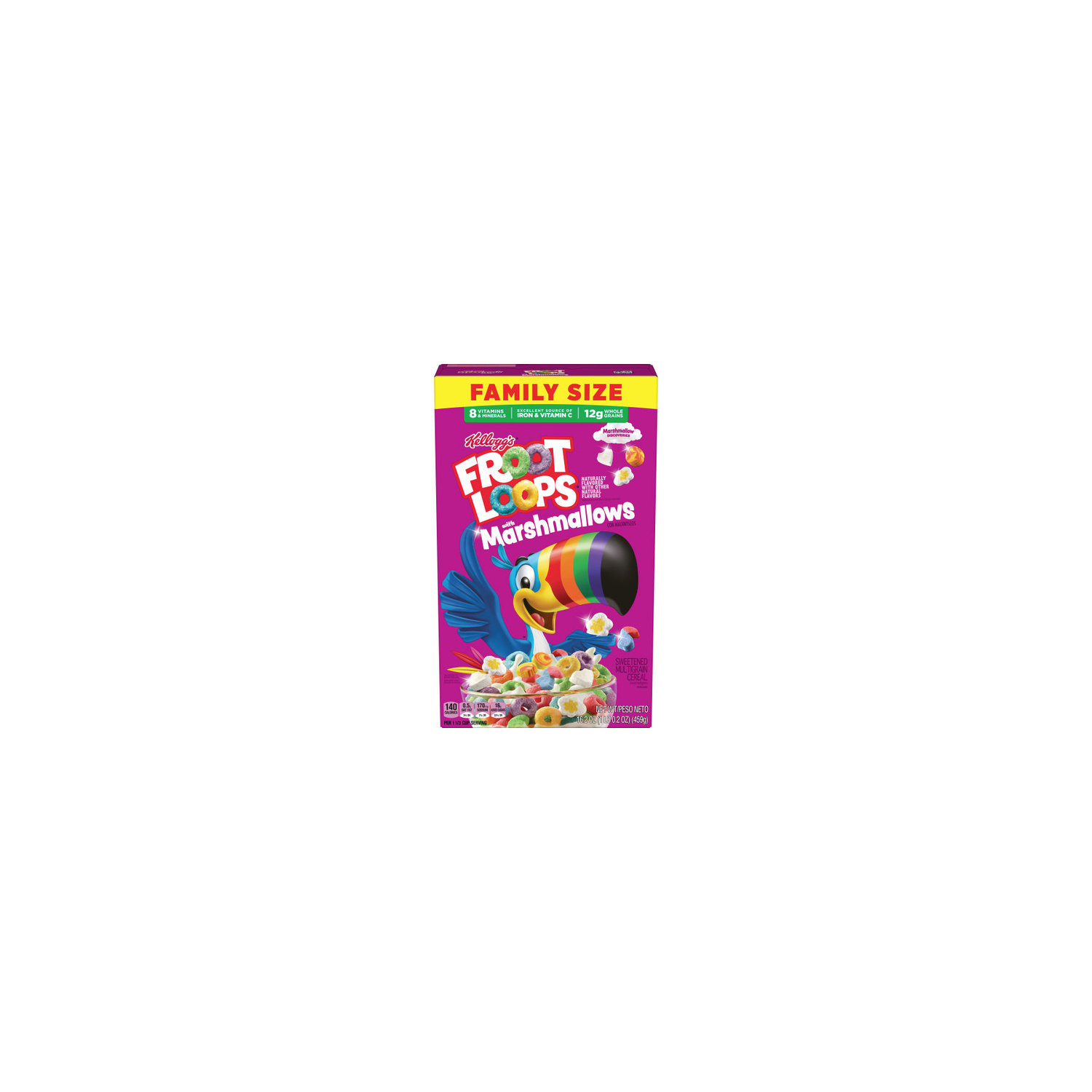 Kellogg's Family Size Froot Loop With Marshmallows Cereal - 16.2 Ounce Image 1 of 2