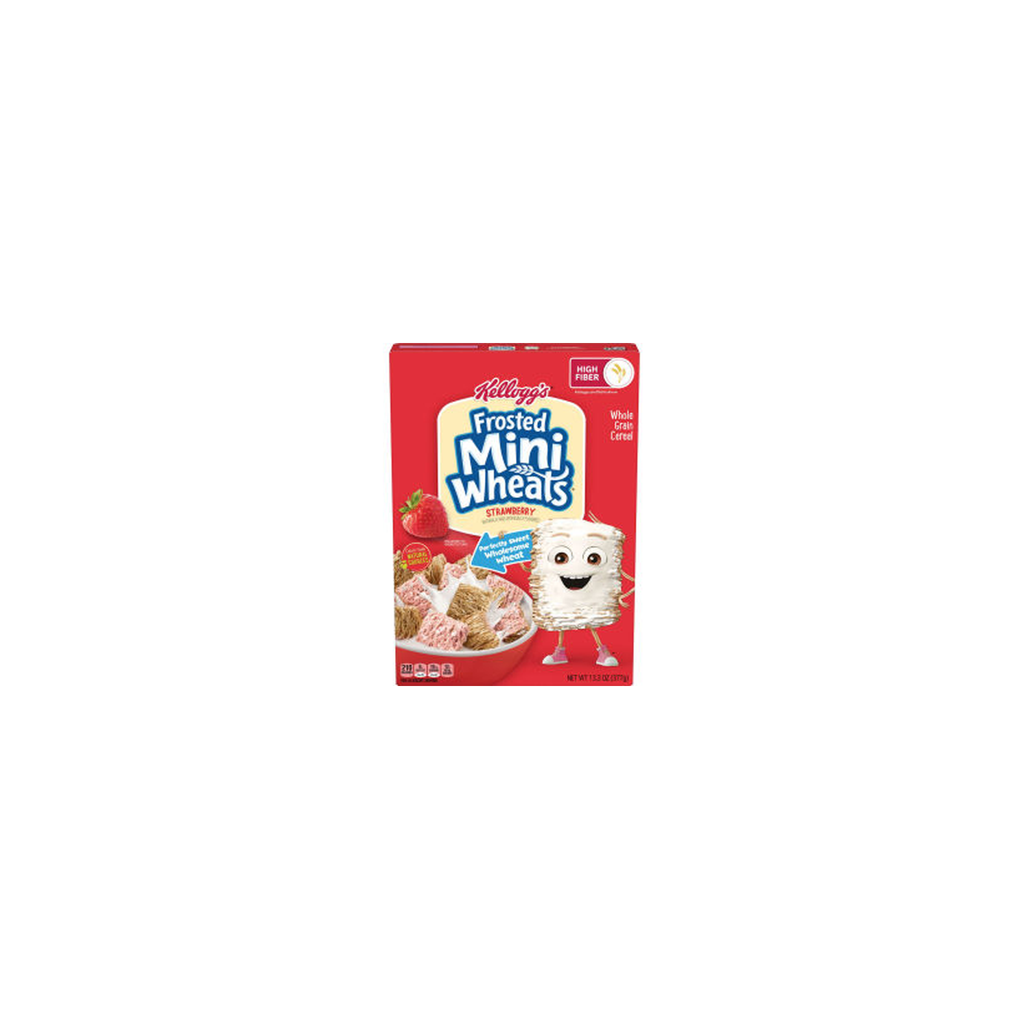 KELLOGG's Frosted Mini-Wheats Bite Size Strawberry - 13.3 Ounce Image 1 of 2