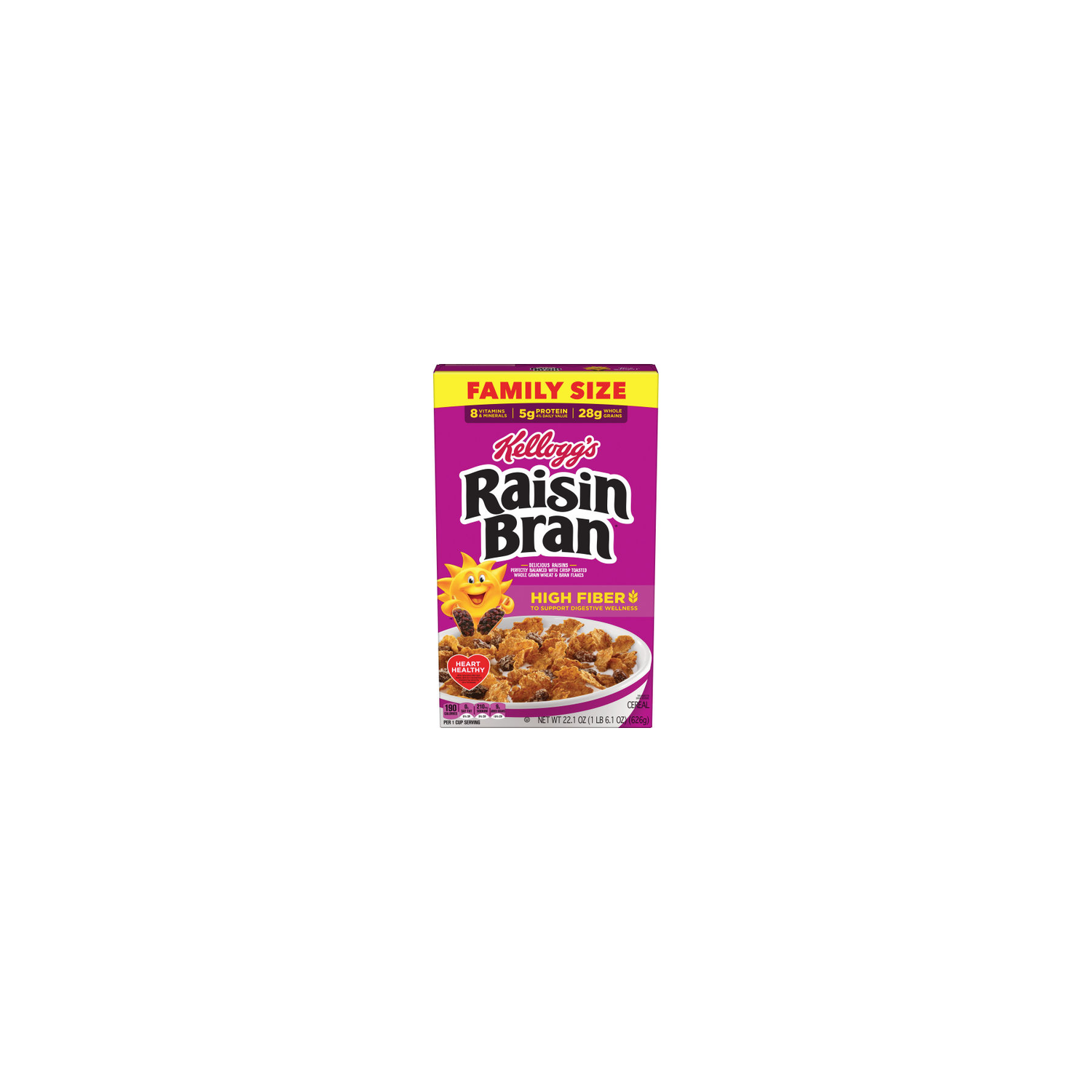 Kellogg's Family Size Raisin Bran Cereal - 22.1 Ounce Image 1 of 2