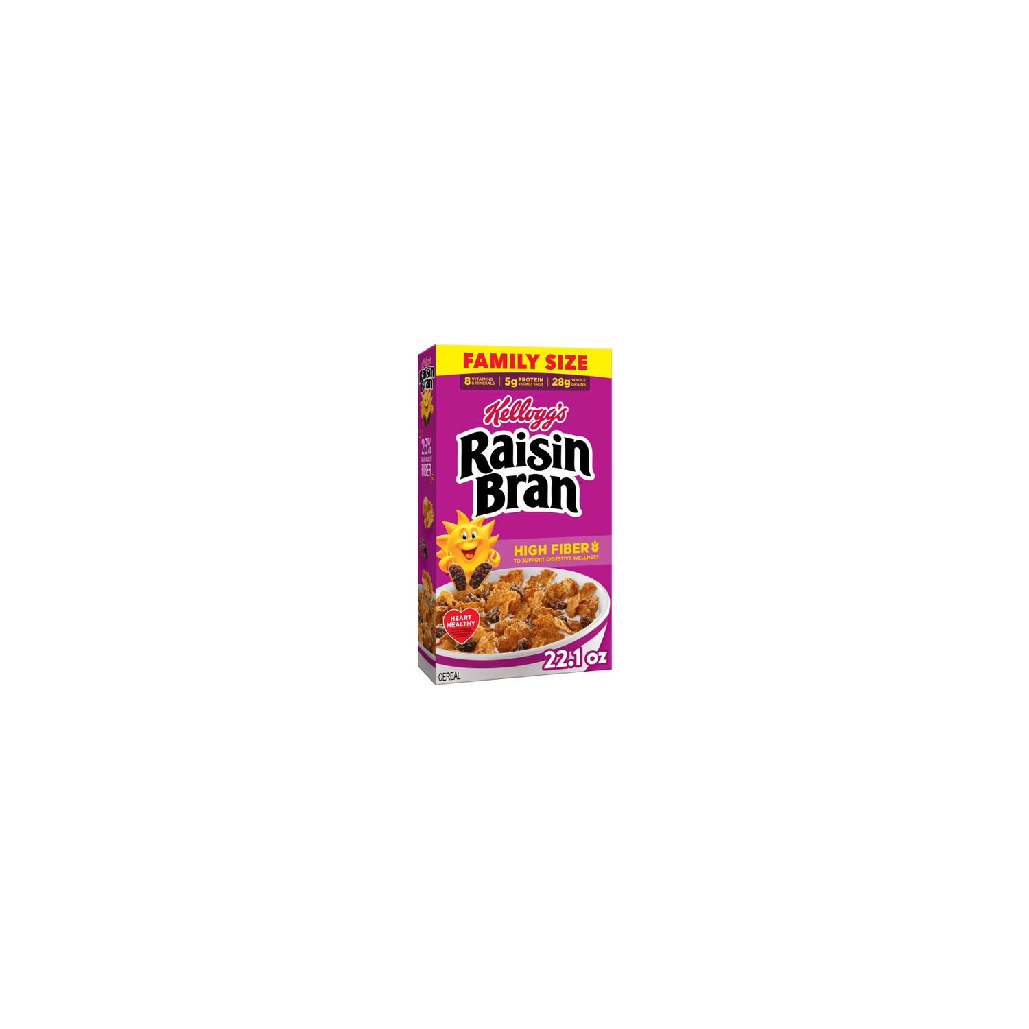 Kellogg's Family Size Raisin Bran Cereal - 22.1 Ounce Image 1 of 4