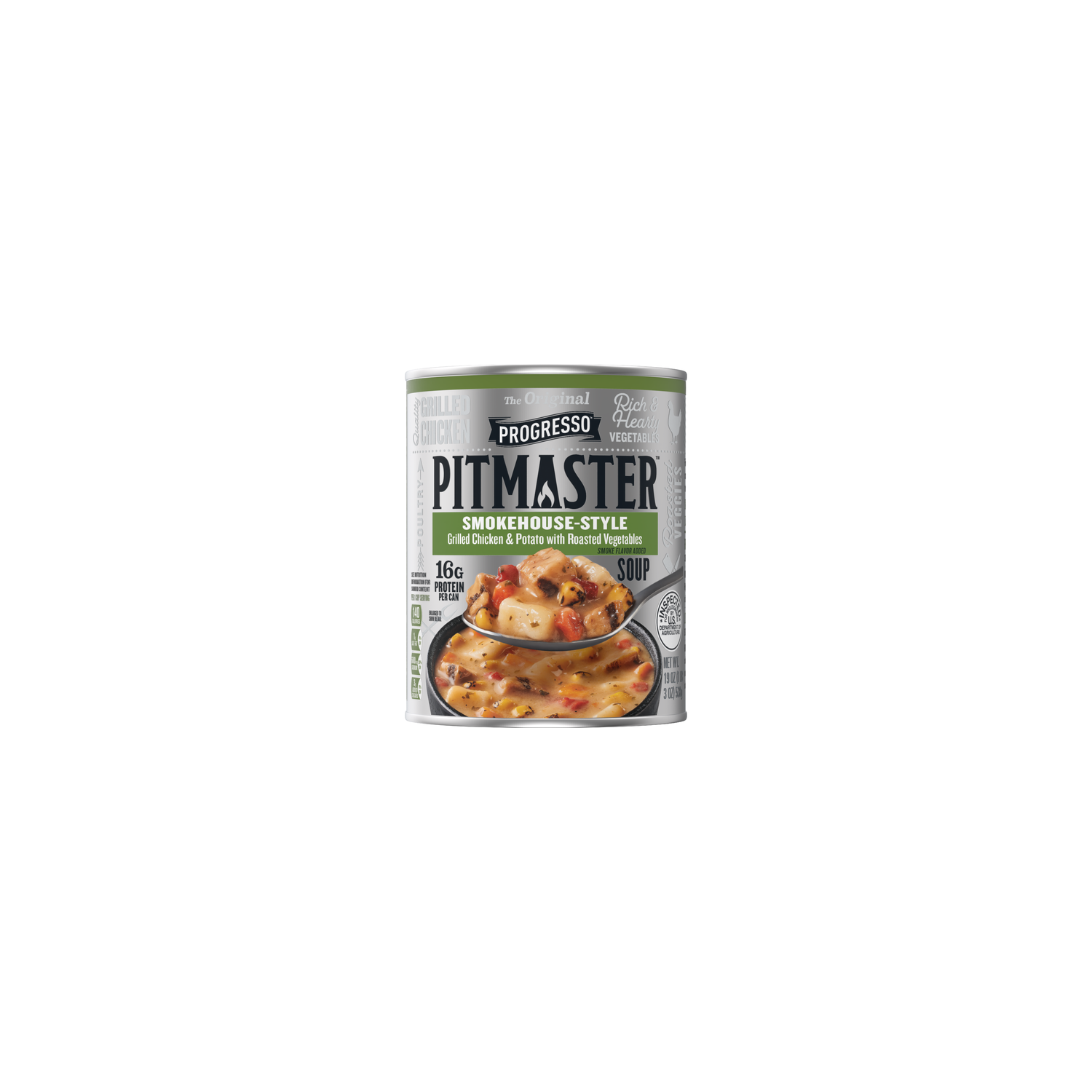 Progresso Pitmaster, Grilled Chicken And Potato With Roasted Vegetables Canned Soup - 19 Ounce Image 1 of 2