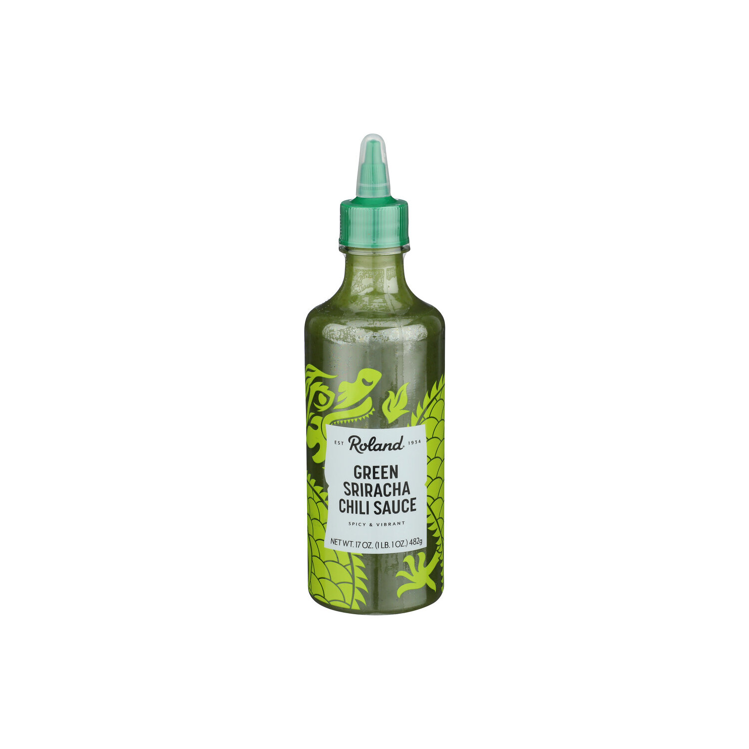 Roland Ginger Acidic And Vibrant Sauce Green Siracha Chili - 17 Ounce Image 1 of 4
