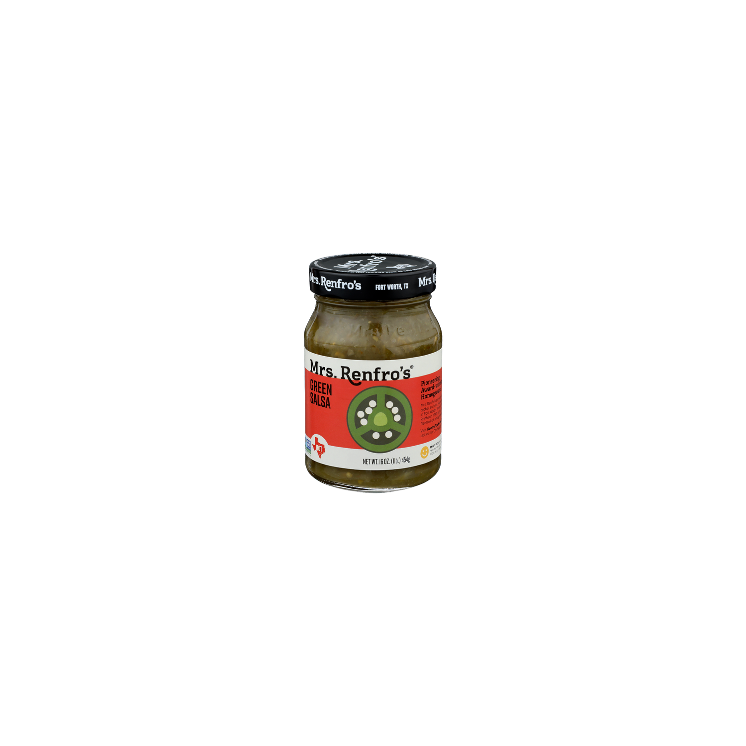 MRS. RENFRO's Hot Green Salsa - 16 Ounce Image 1 of 4