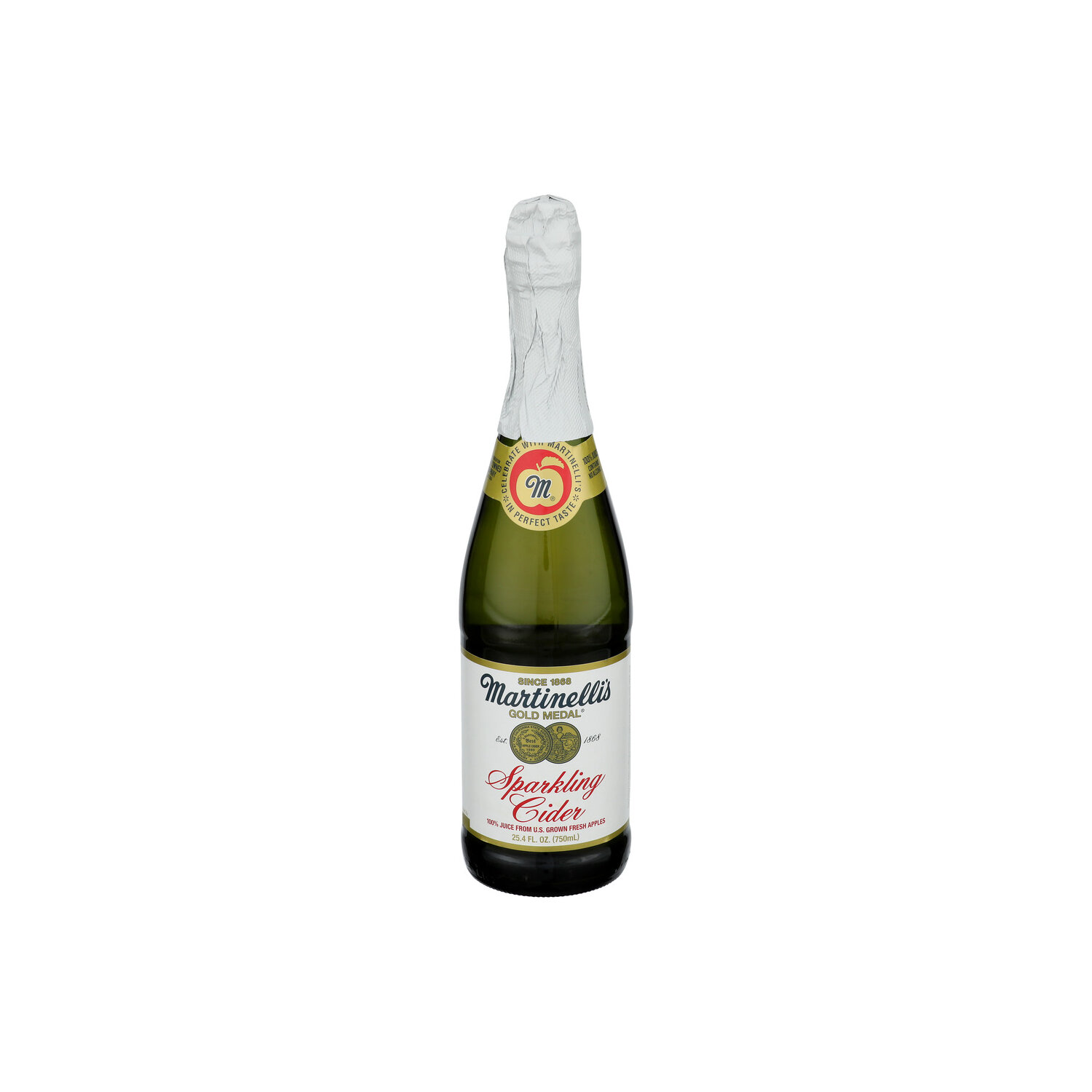 MARTINELLI's Gold Medal Apple Sparkling Juice Cider - 25.4 Fluid Ounce Image 1 of 4