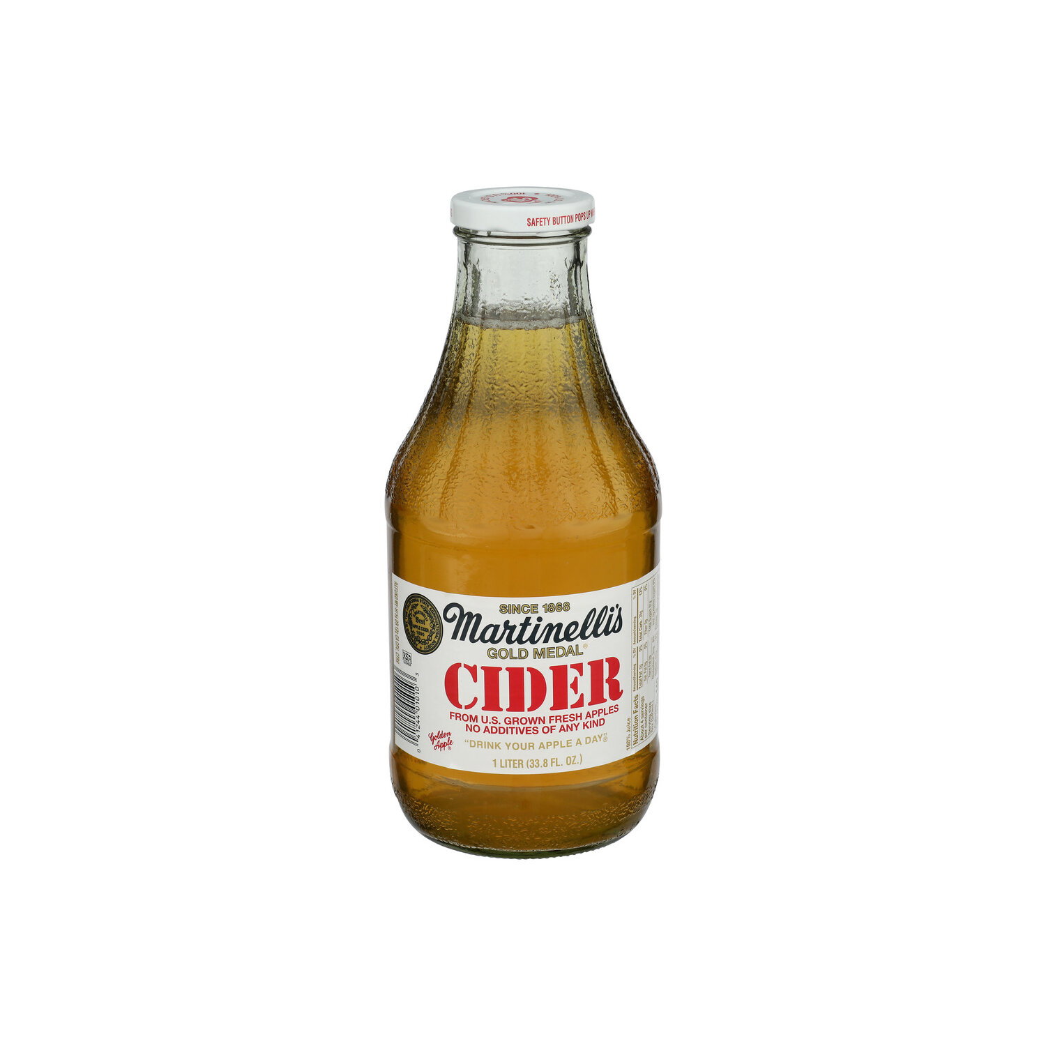 MARTINELLI's Gold Medal Apple Cider Juice - 33.8 Fluid Ounce Image 1 of 4