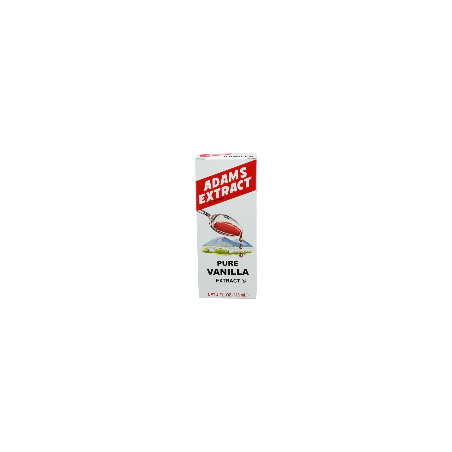 Adams Extract Pure Vanilla - 4 Fluid Ounce Image 1 of 3