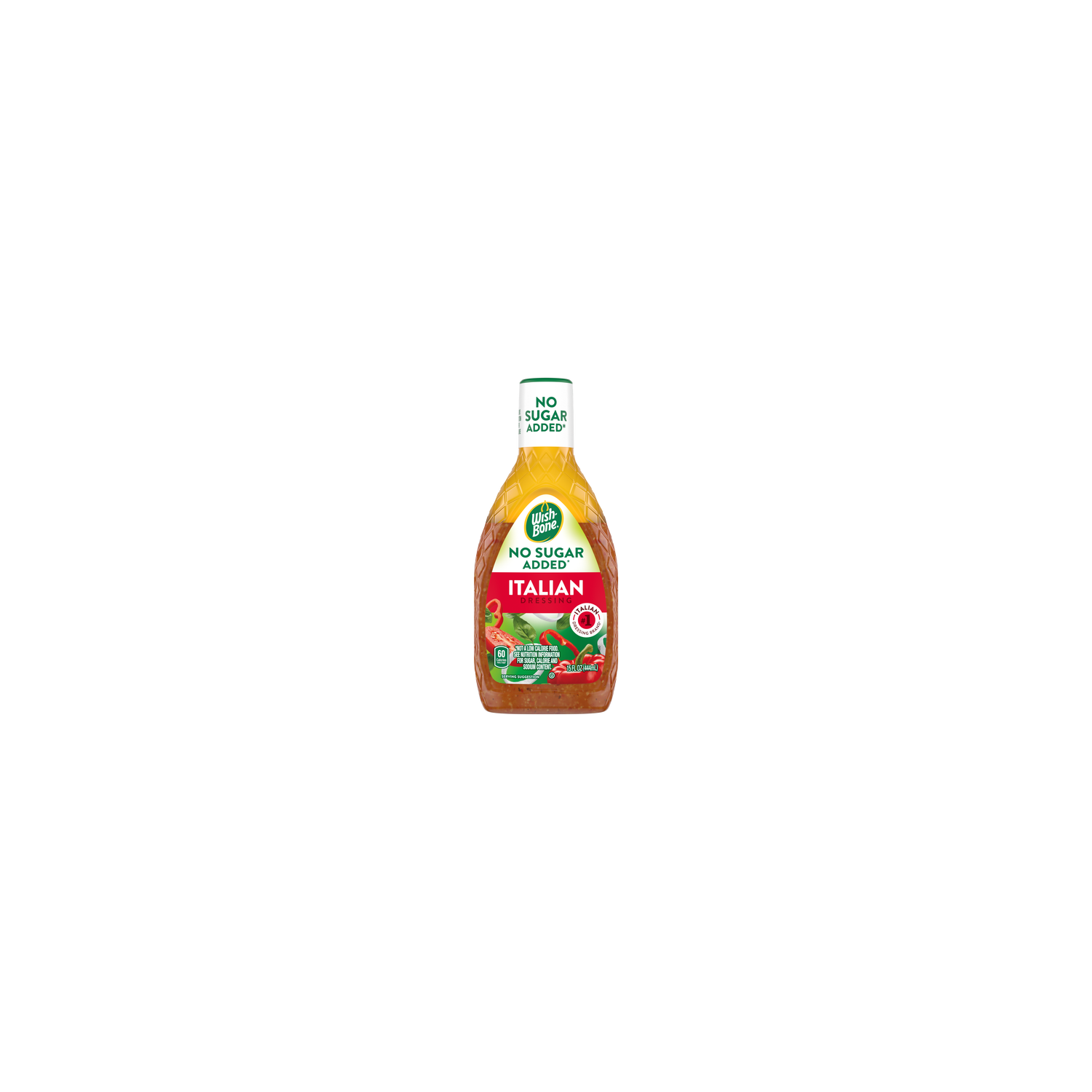 Wish-Bone No Sugar Added Italian Salad Dressing - 15 Fluid Ounce Image 1 of 2
