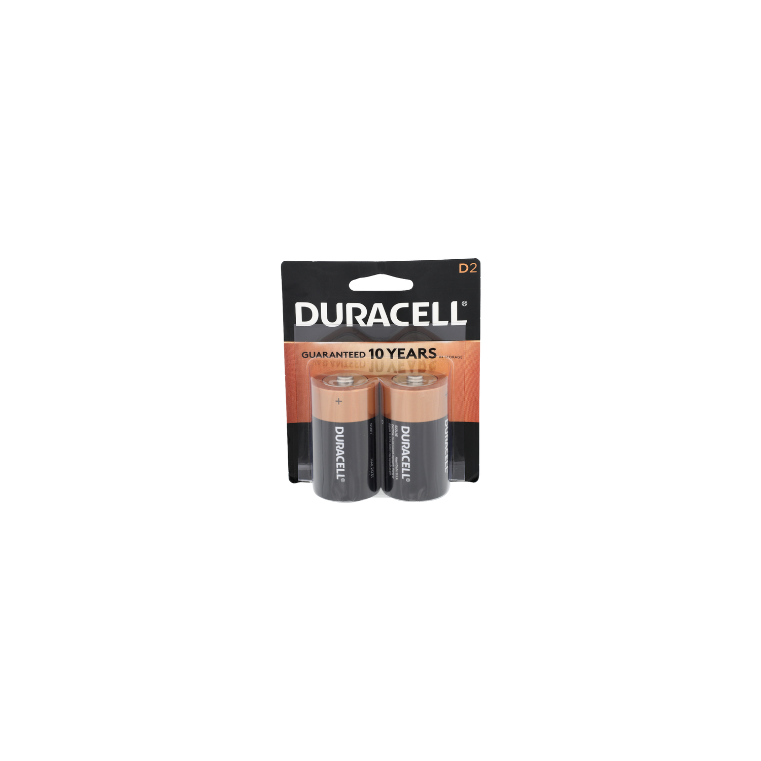 Duracell D2 1.5 V Alkaline Batteries - 2 Count Image 1 of 2