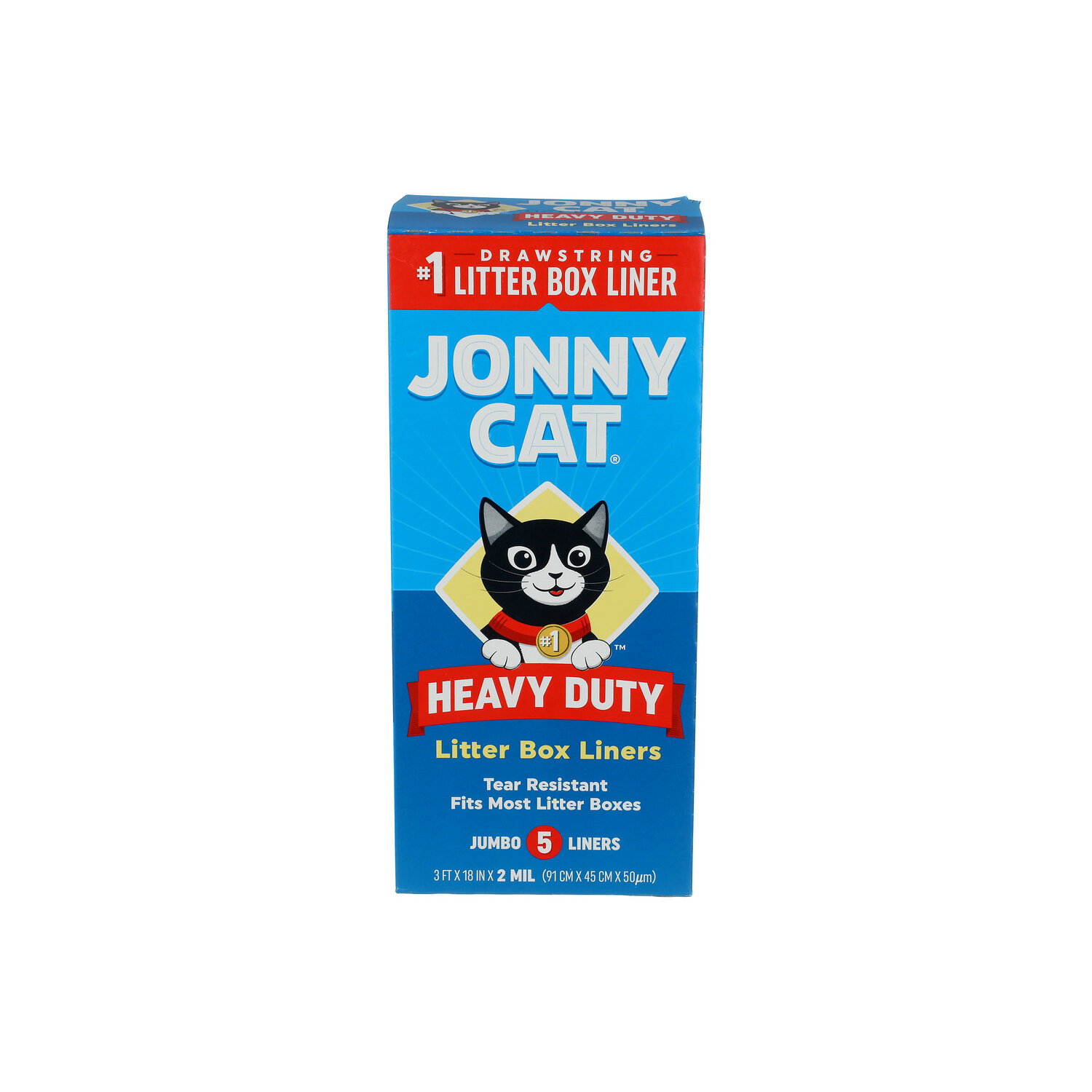 Jonny Cat Heavy Duty Litter Box Liners - 5 Count Image 1 of 2