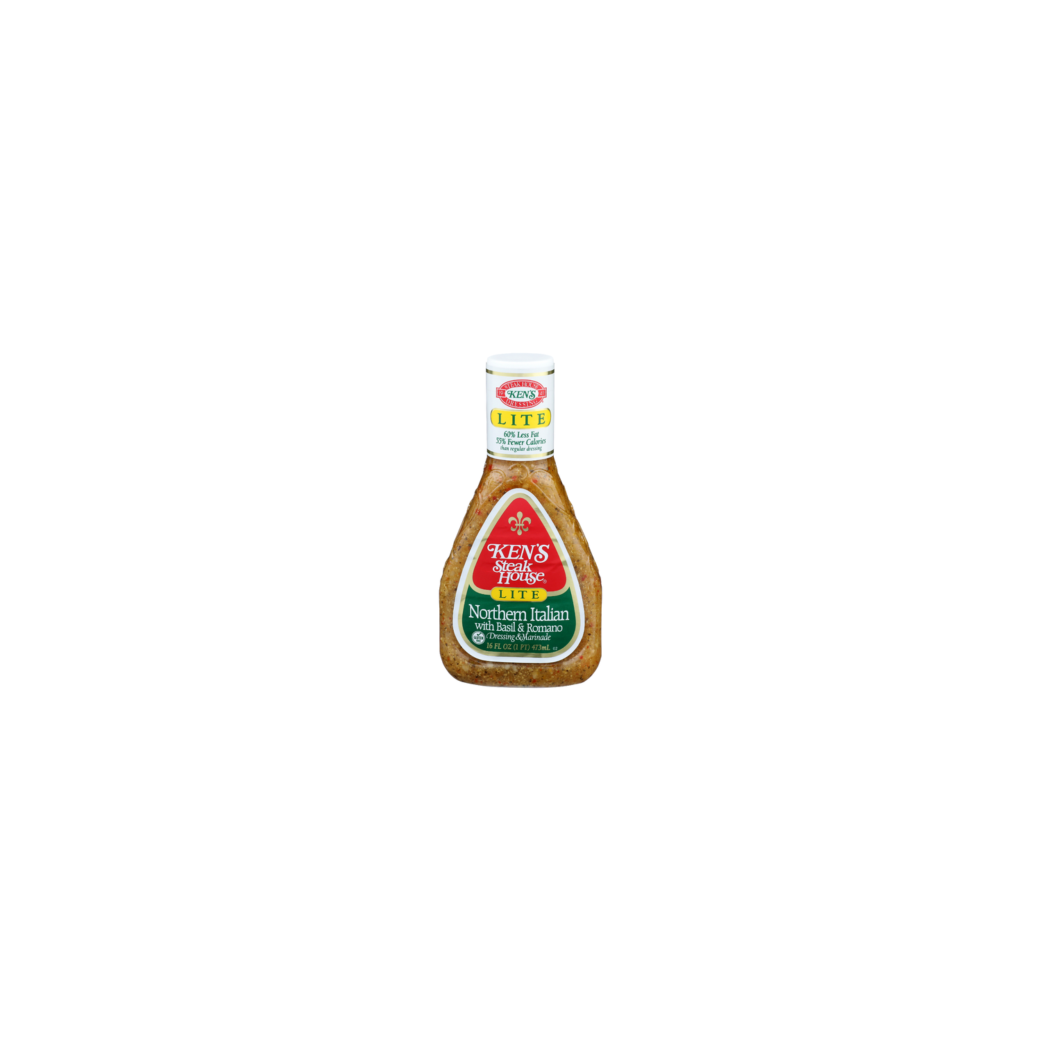 KEN's Steak House Northern Italian With Basil & Romano Lite Dressing & Marinade - 16 Fluid Ounce Image 1 of 4