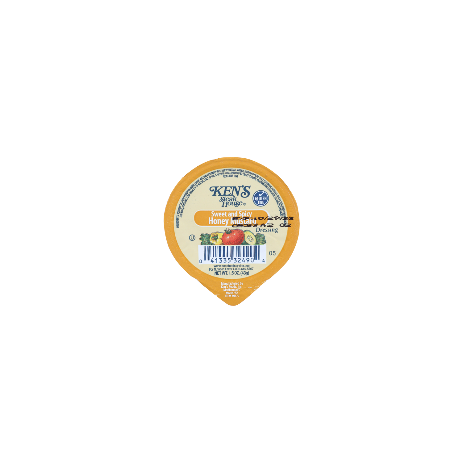 KEN's Steak House Sweet And Spicy Honey Mustard Dressing - 1.5 Ounce Image 1 of 3