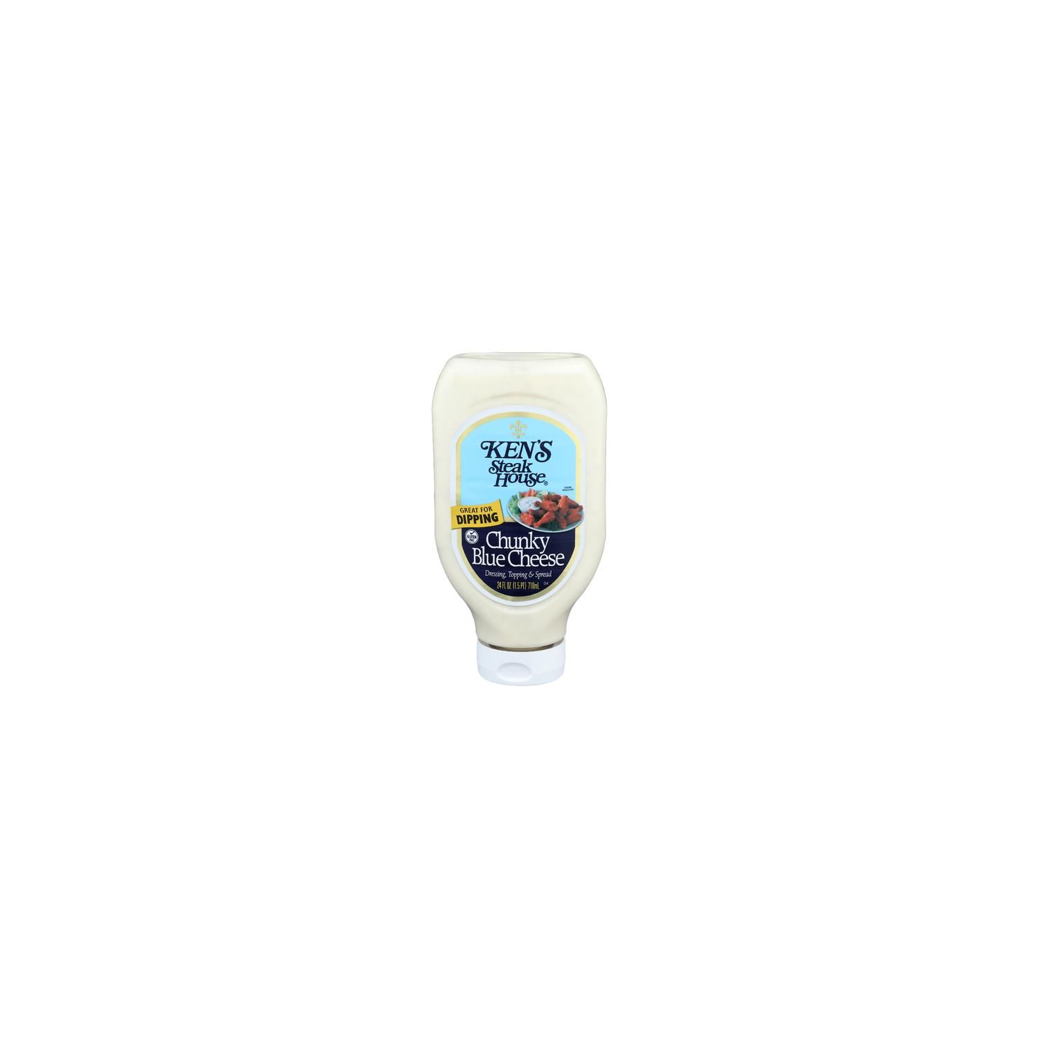 KEN's Steak House Chunky Blue Cheese Dressing, Topping & Spread - 24 Fluid Ounce Image 1 of 4