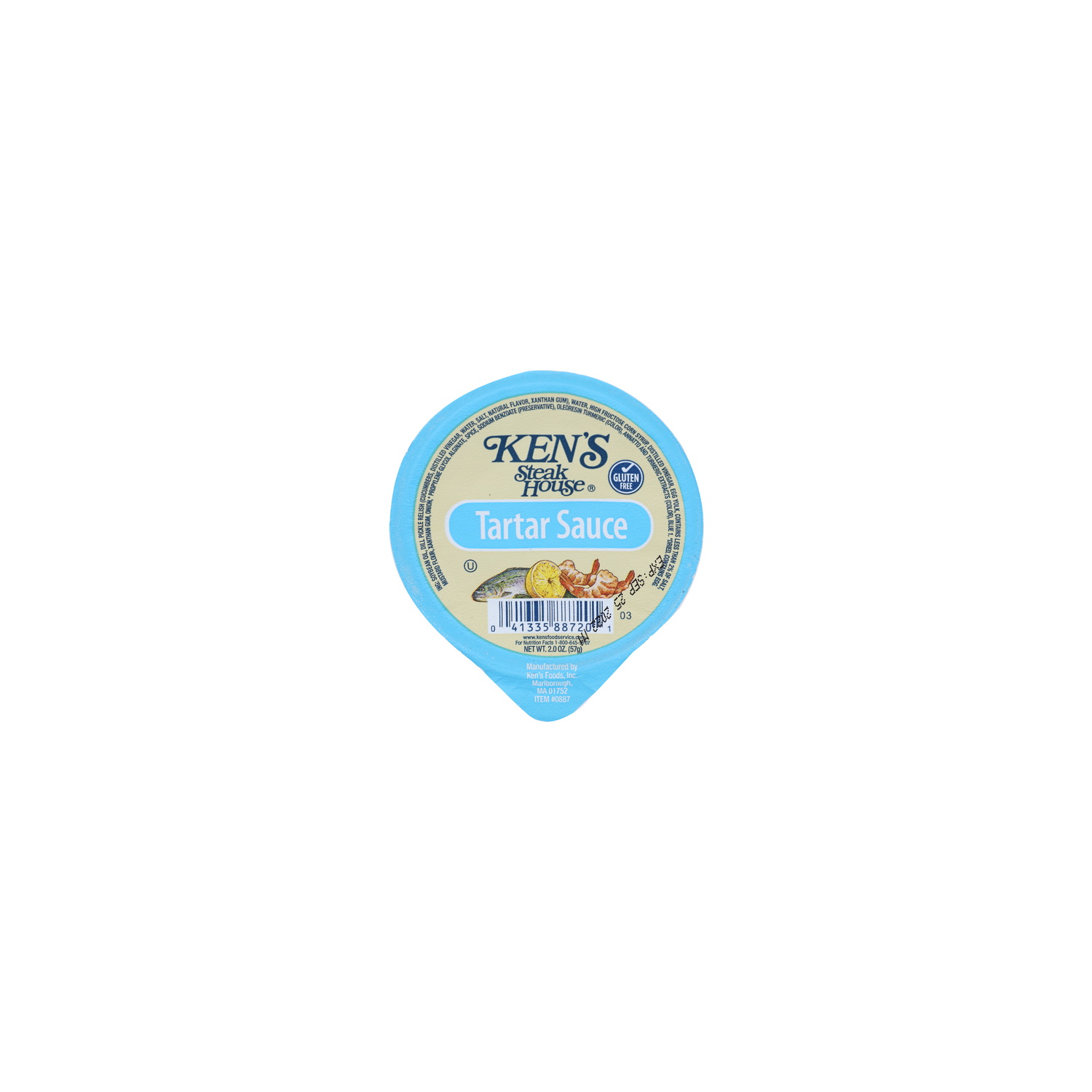 KEN's Steak House Tartar Sauce - 2 Ounce Image 1 of 3