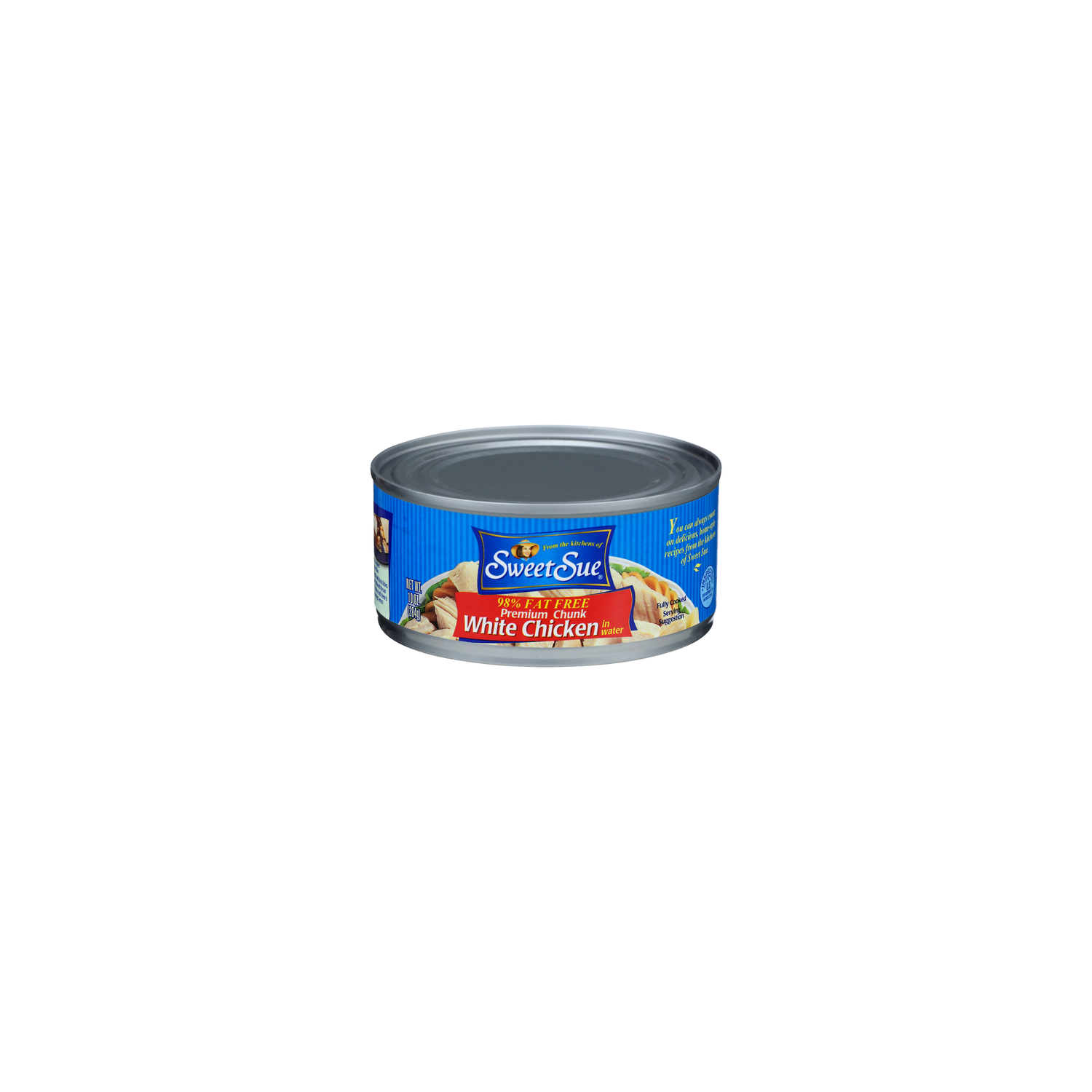 From The Kitchens Of Sweetsue 98% Fat Free Premium Chunk In Water Sweet Sue White Chicken - 10 Ounce Image 1 of 4