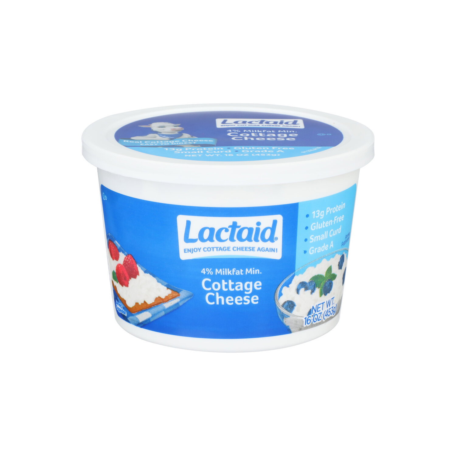 Lactaid Cottage Cheese 4% Milkfat - 16 Ounce Image 1 of 4