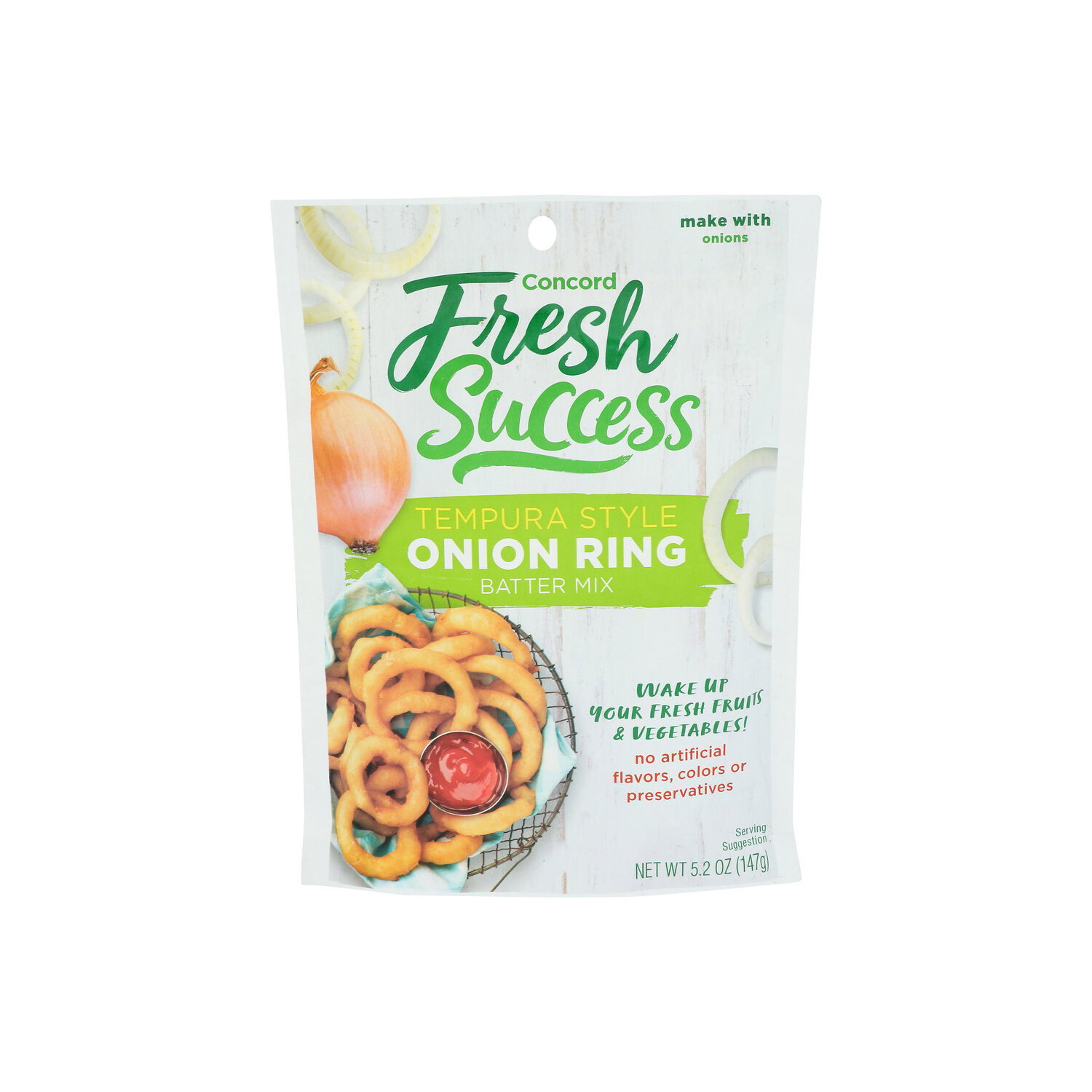 Concord Fresh Success Tempura Style Onion Ring Batter Mix - 5.2 Ounce Image 1 of 4