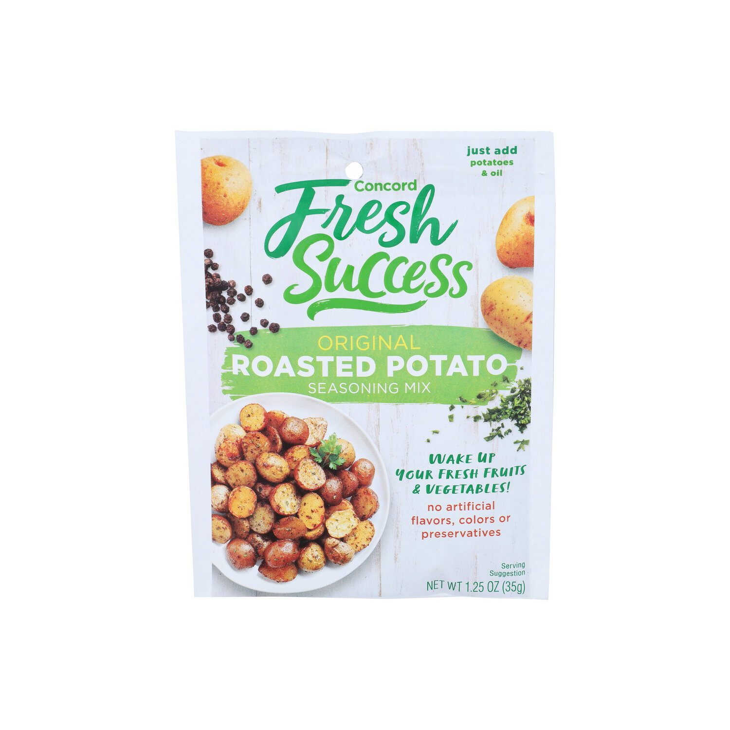 Concord Fresh Success Roasted Potato Seasoning Mix - 1.25 Ounce Image 1 of 4