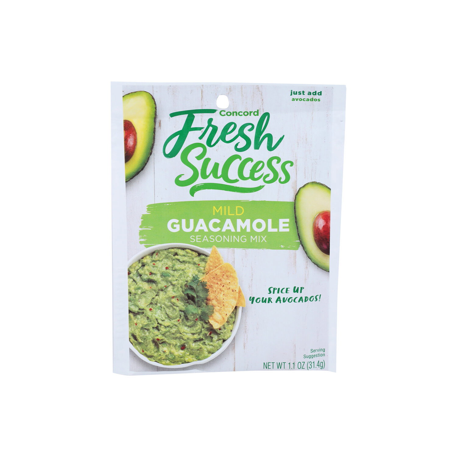 Concord Fresh Success Mild Guacamole Seasoning Mix - 1.1 Ounce