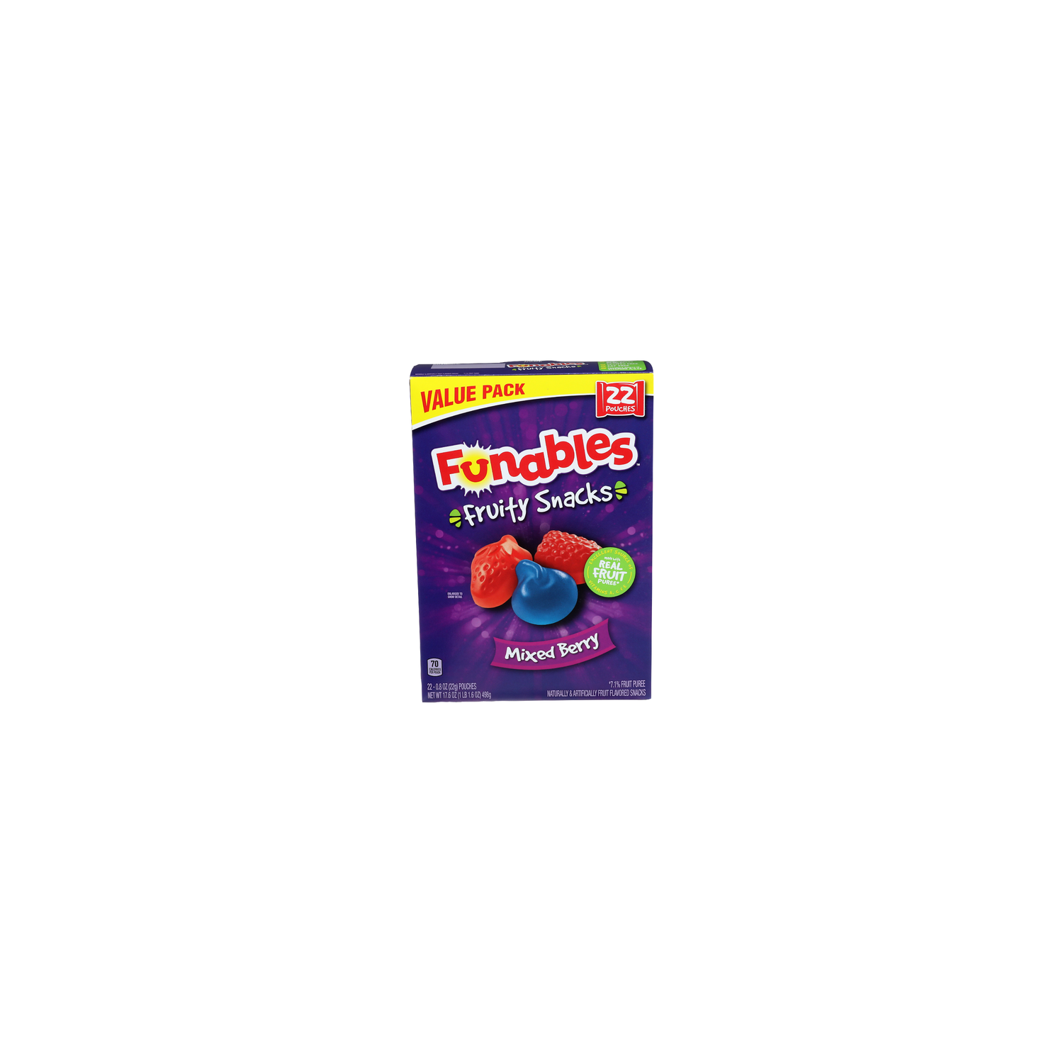 Funables Mixed Berry Value Pack Fruity Snacks - 0.8 Ounce - 22 Count Image 1 of 4