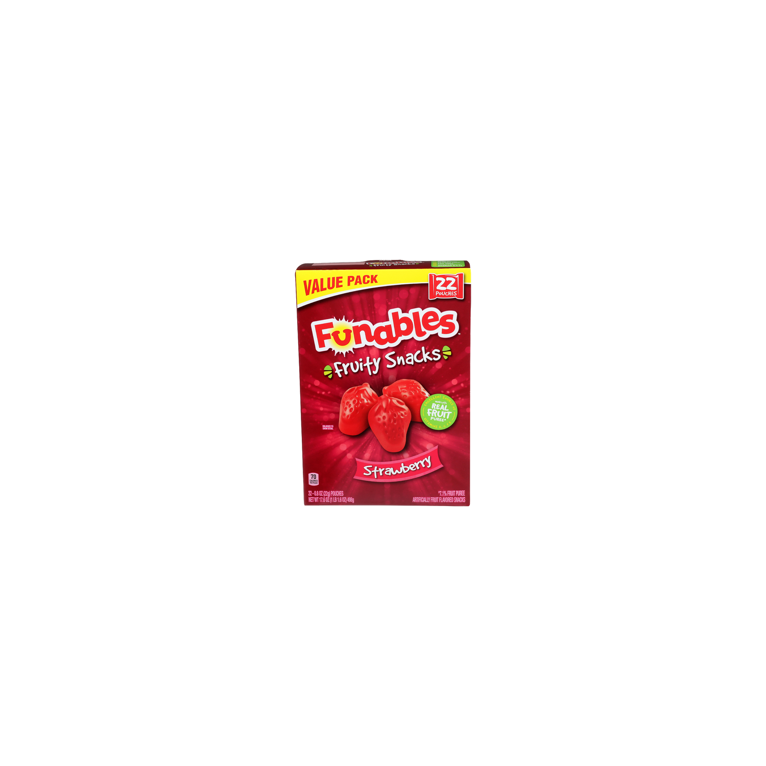 Funables Strawberry Value Pack Fruity Snacks - 0.8 Ounce - 22 Count Image 1 of 4