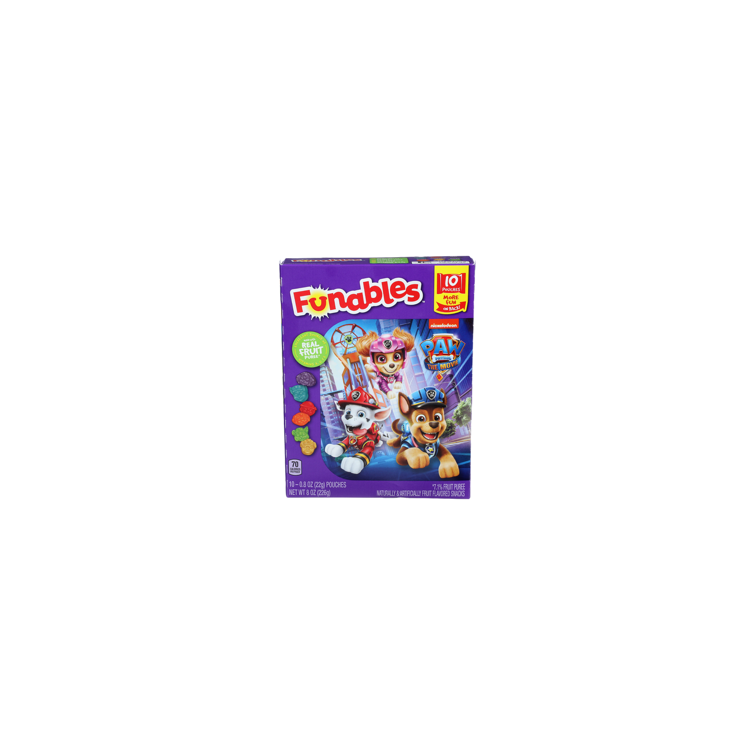 Funables Paw Patrol The Movie Fruit Flavored Snacks - 0.8 Ounce - 10 Count Image 1 of 4