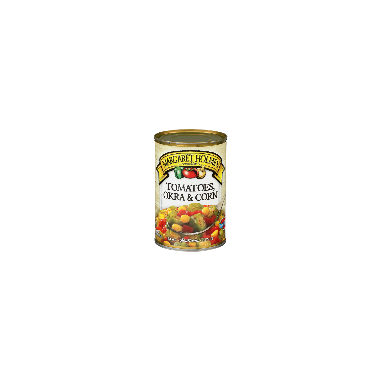 Margaret Holmes Tomatoes, Okra & Corn - 14.5 Ounce Image 1 of 4