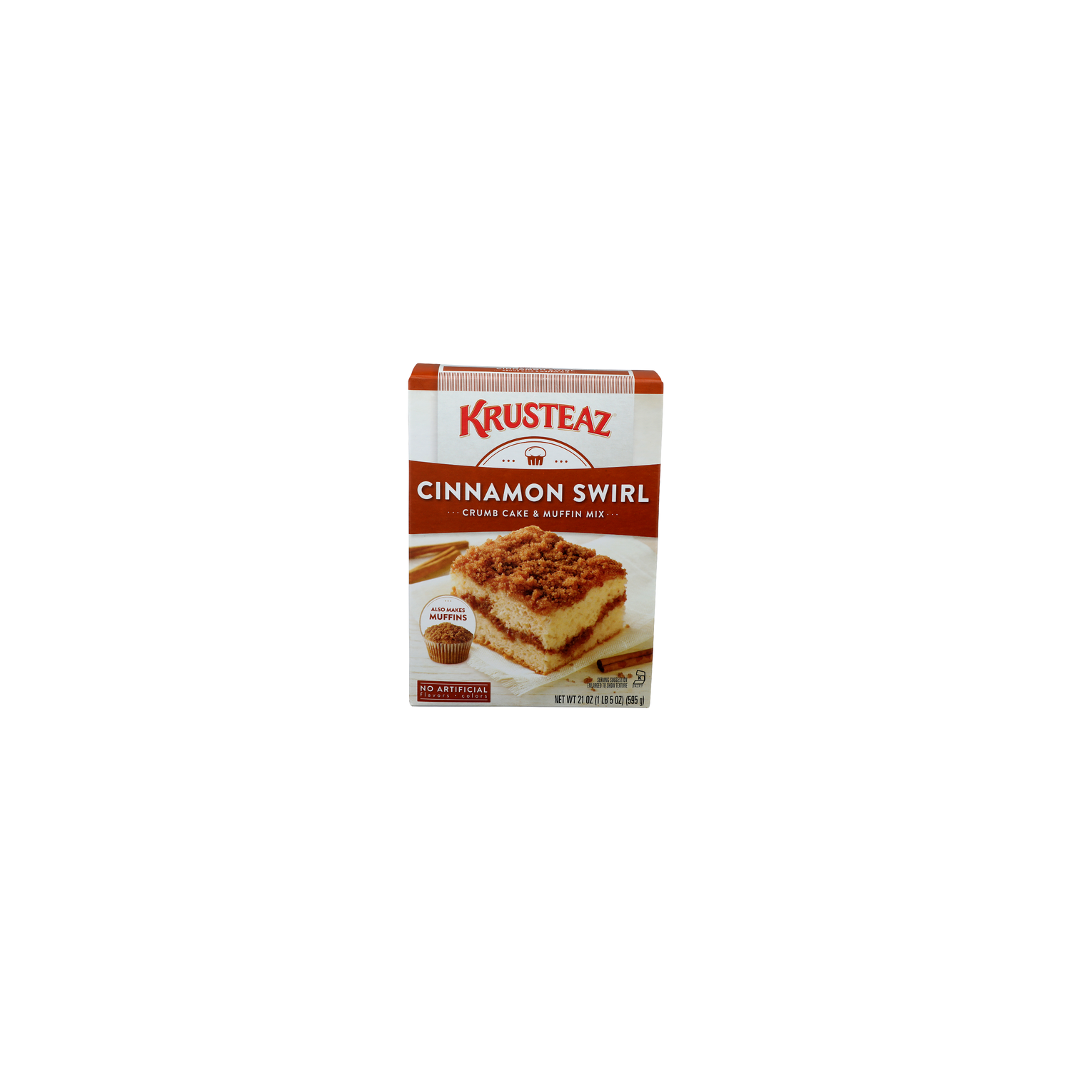 Krusteaz Cinnamon Swirl Crumb Cake & Muffin Mix - 21 Ounce Image 1 of 4