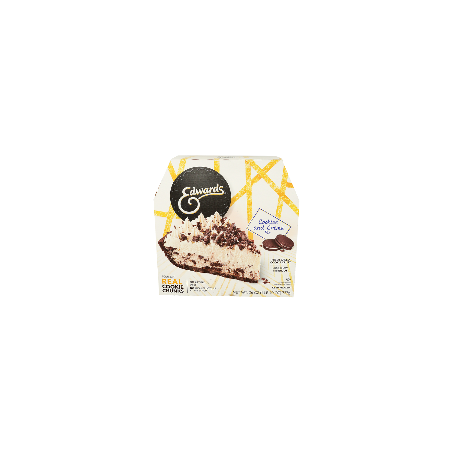 Edwards Cookies And Creme Pie - 26 Ounce Image 1 of 4