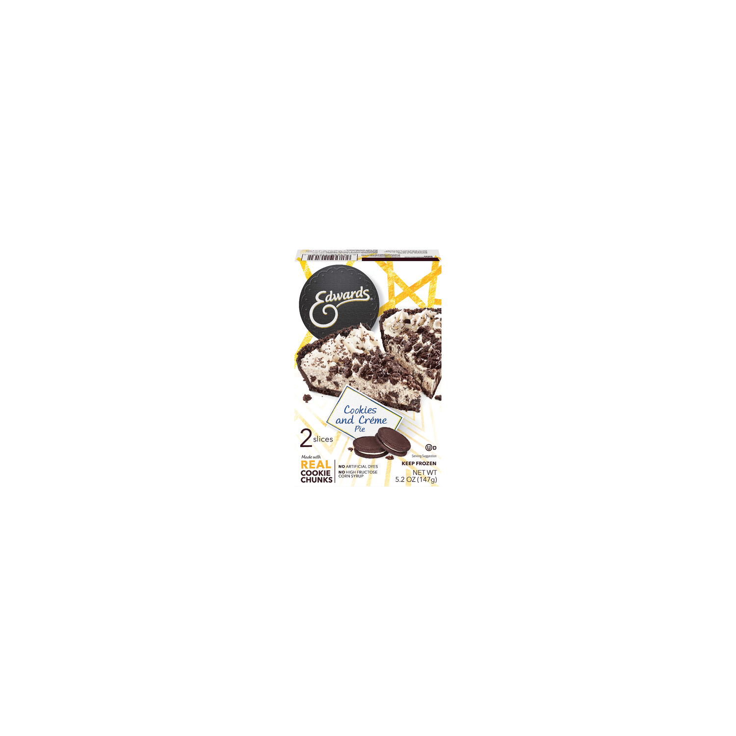 Edwards Single Serve Cookies & Crème Pies - 5.2 Ounce Image 1 of 3