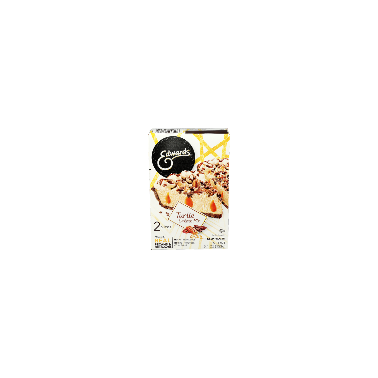 Edwards Single Serve Turtle Crème Pies - 2.7 Ounce - 2 Count Image 1 of 4