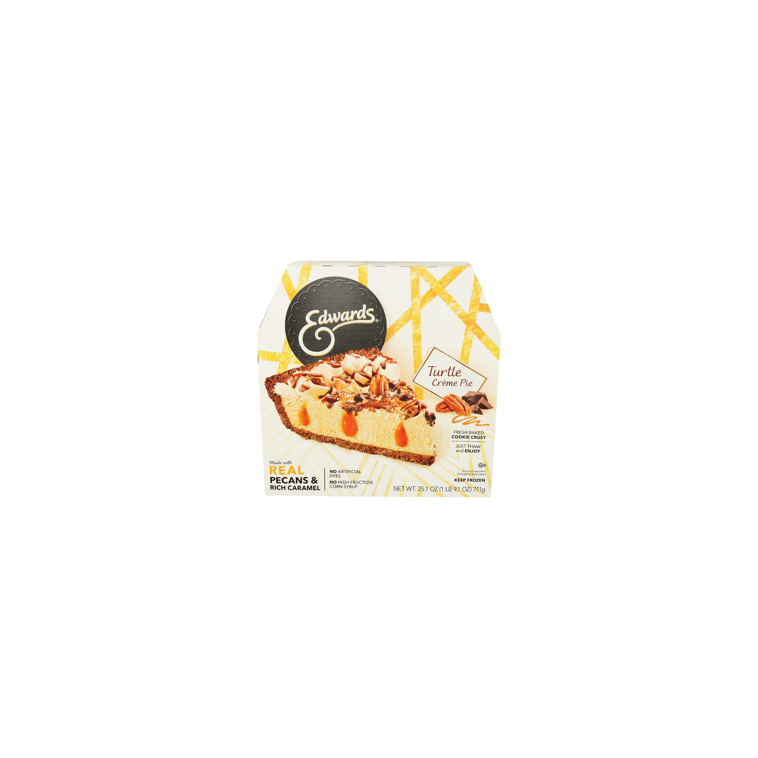 Edwards Turtle Pie - 25.1 Ounce Image 1 of 4
