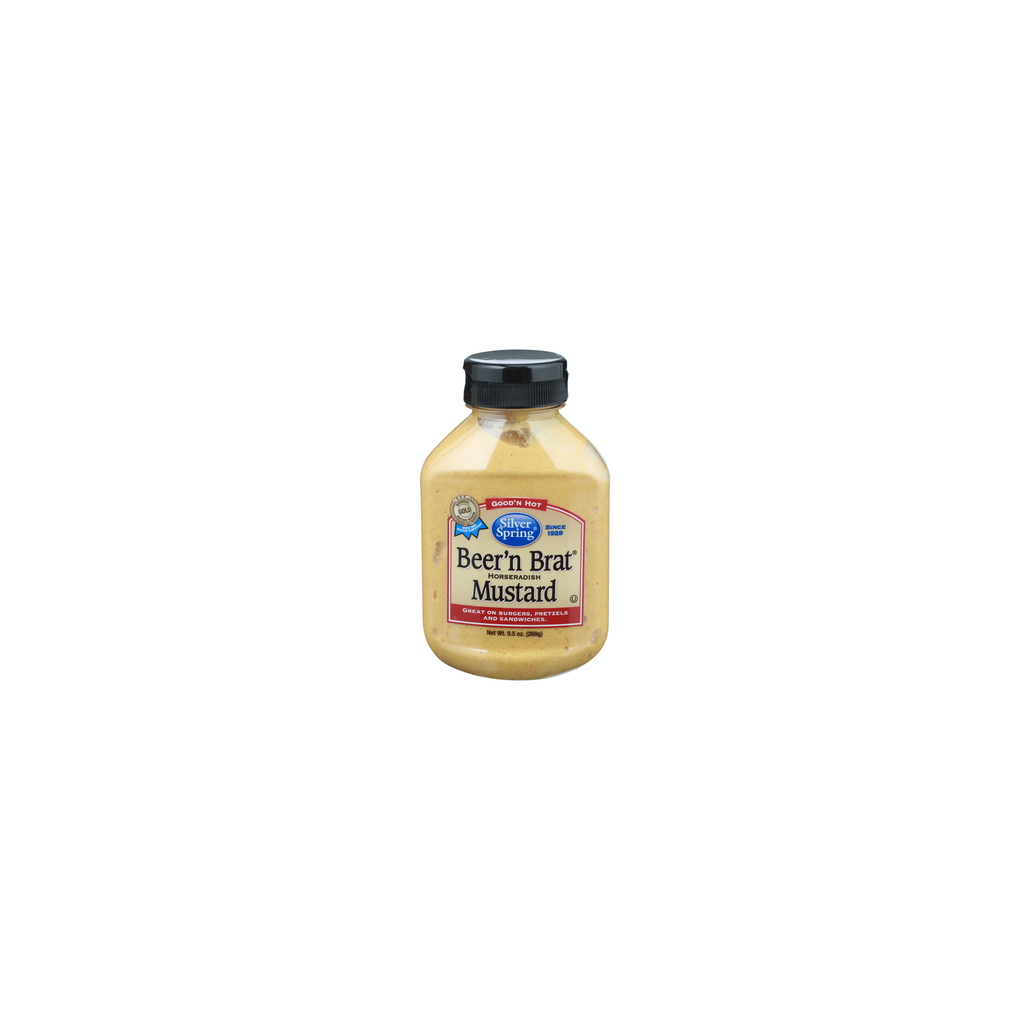 Silver Spring Horseradish Beer'n Brat Mustard - 9.5 Ounce Image 1 of 4