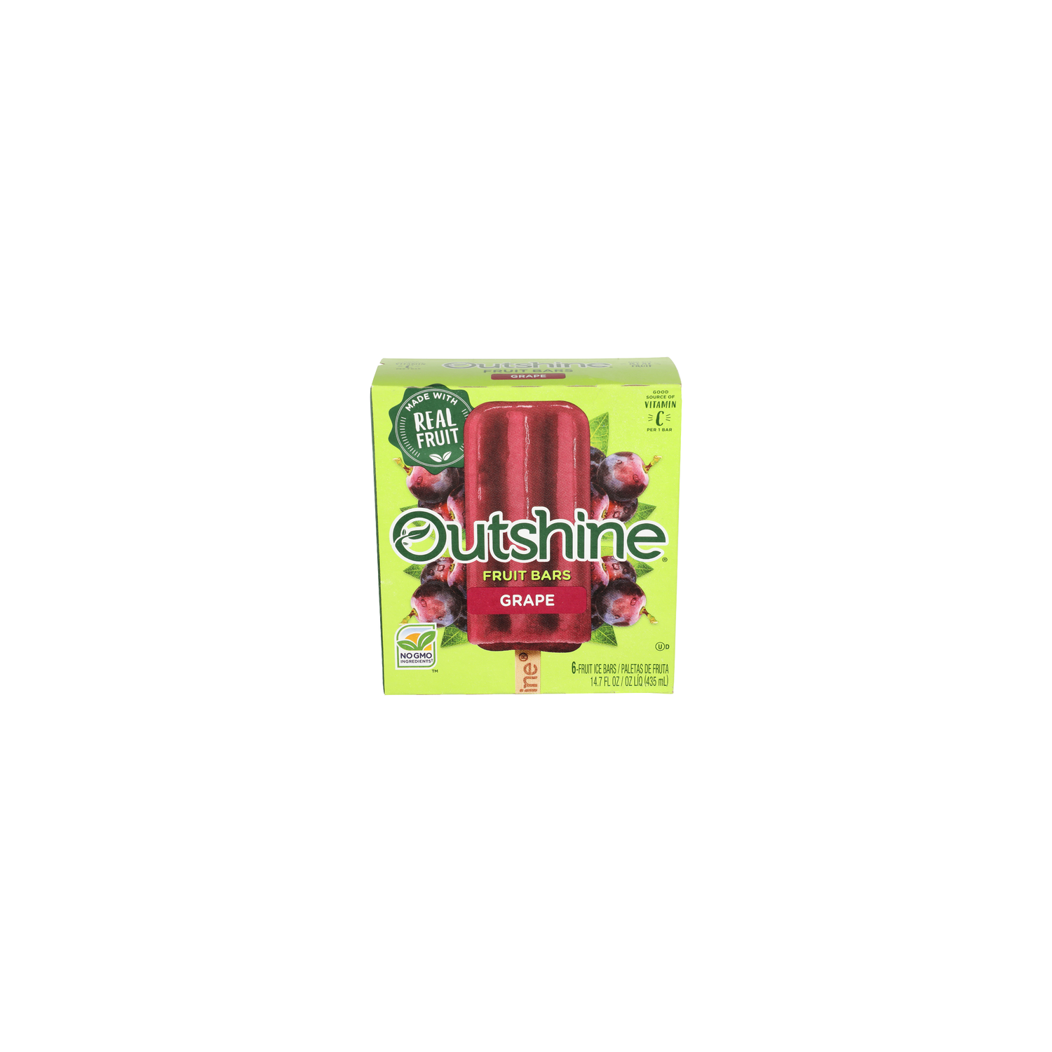 Outshine Grape Fruit Bars - 2.45 Fluid Ounce - 6 Count Image 1 of 4