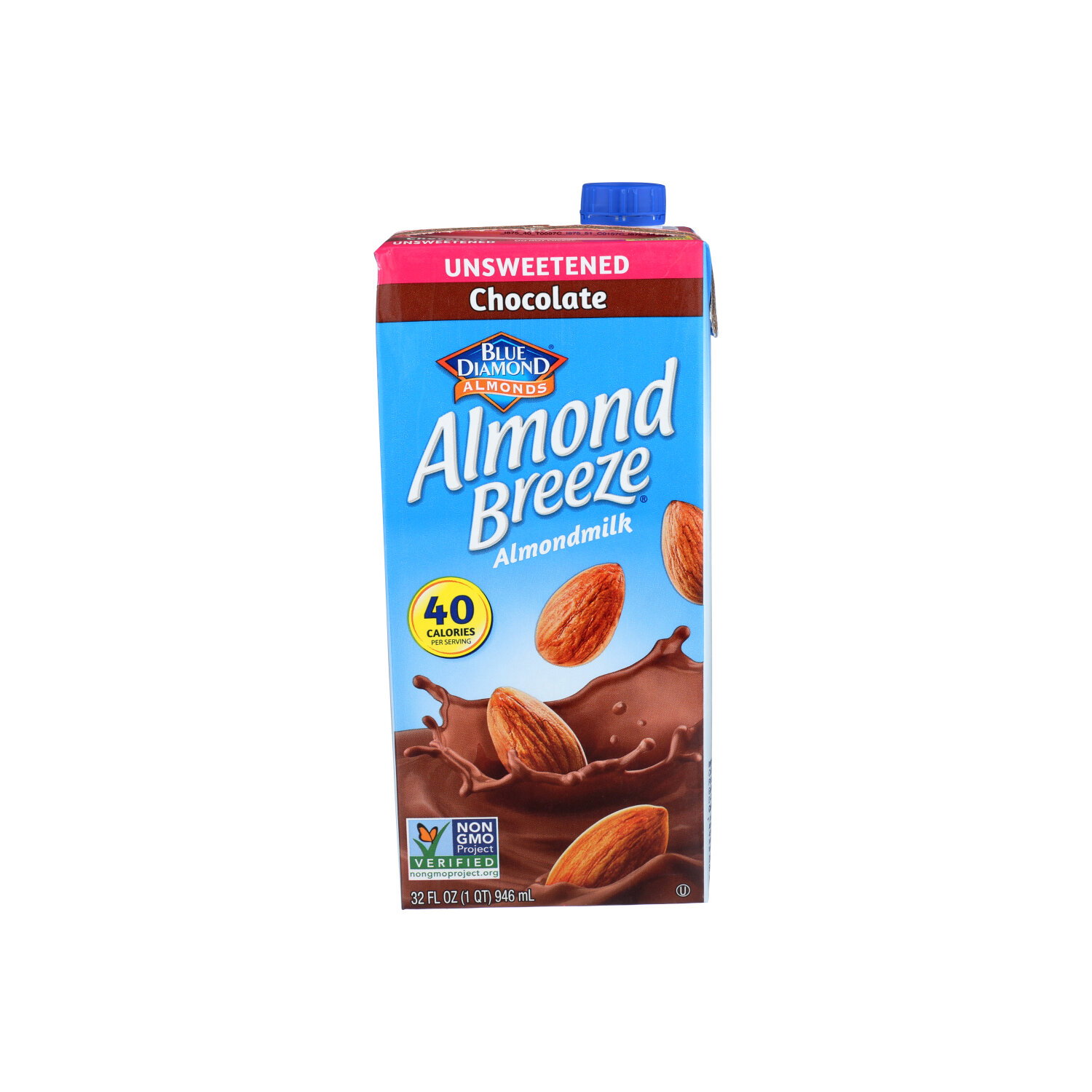Almond Breeze Beverage Unsweetened Chocolate - 32 Fluid Ounce Image 1 of 2