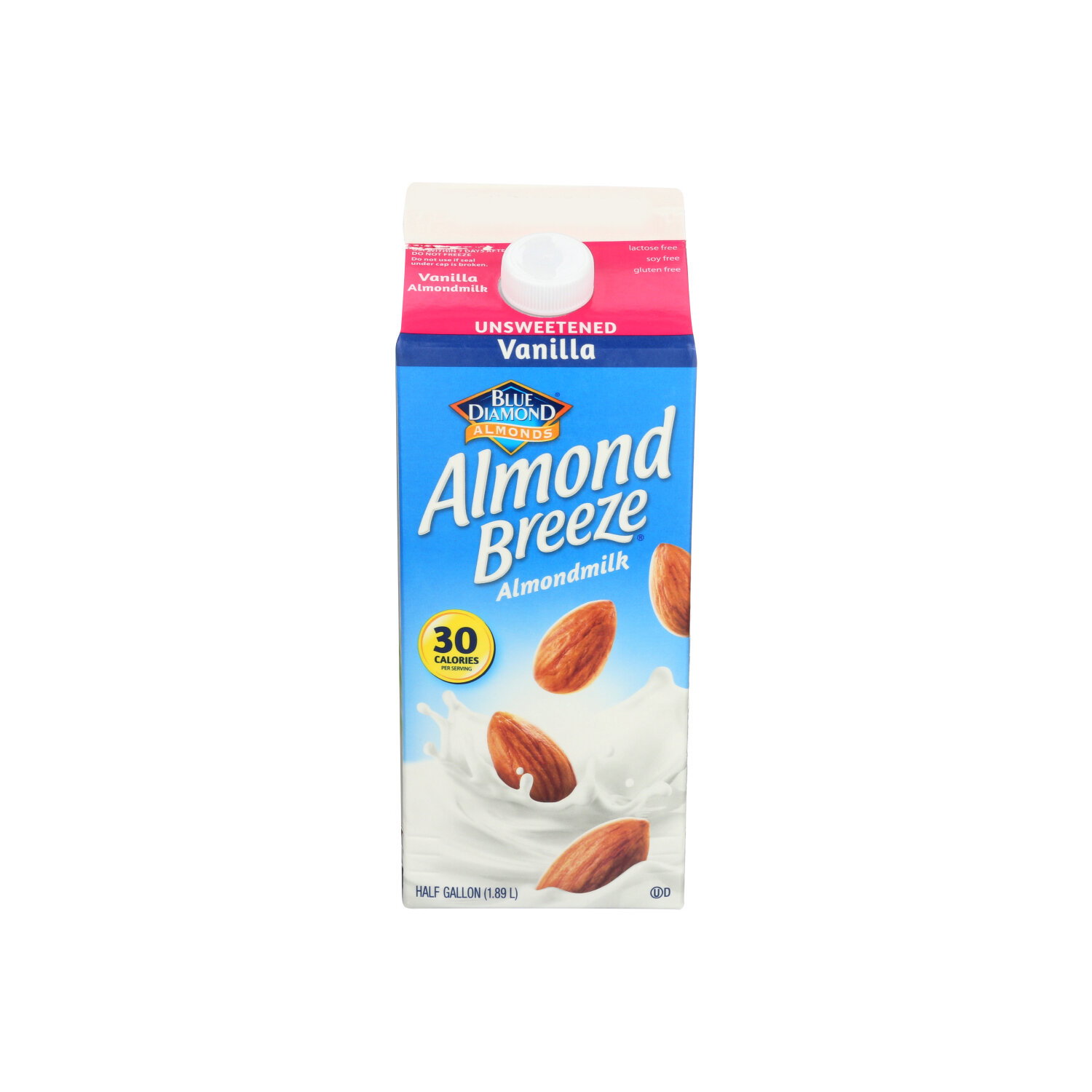 Almond Breeze Almondmilk Unsweetened Vanilla - Half Gallon Image 1 of 2