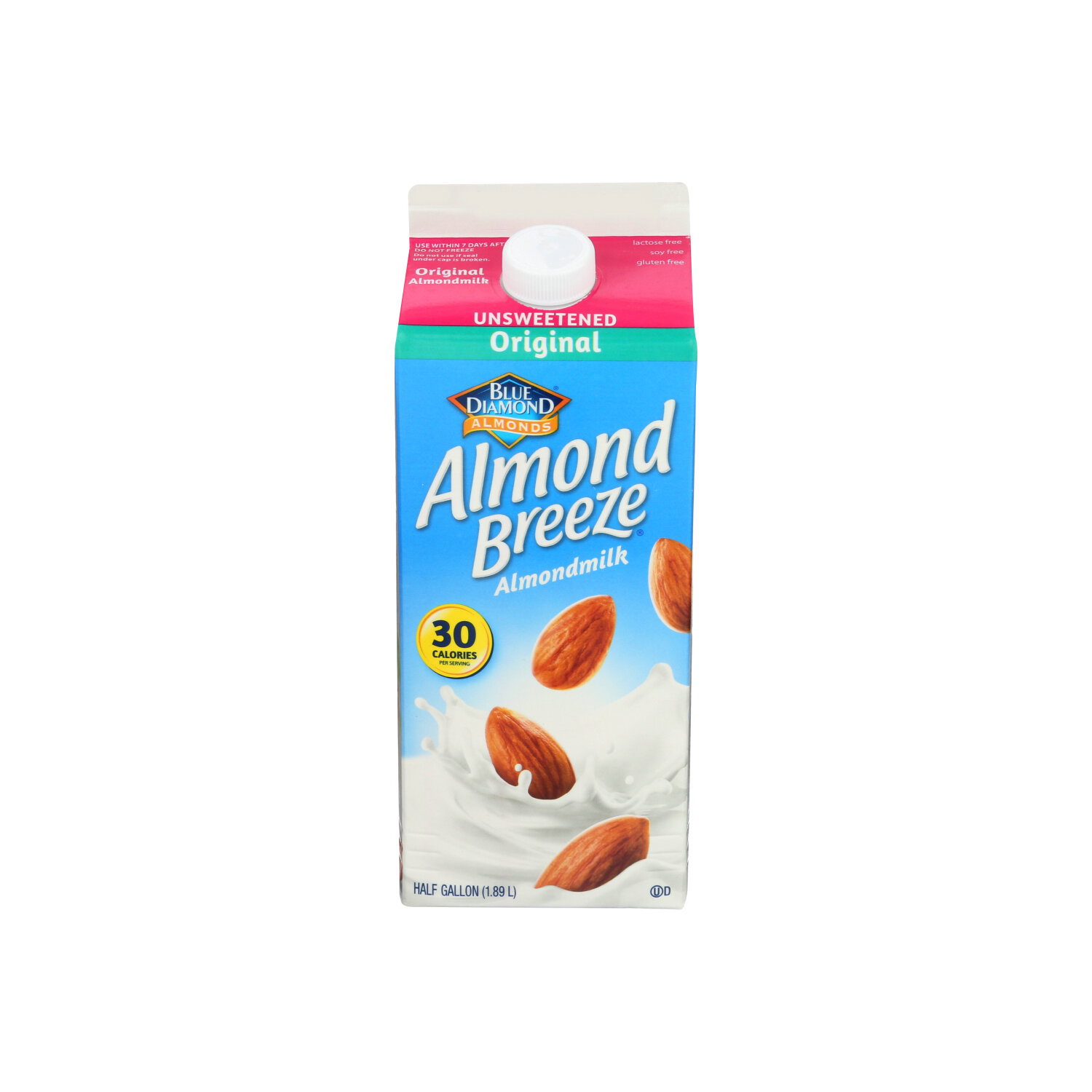 Almond Breeze Almondmilk Unsweetened Original - Half Gallon Image 1 of 2