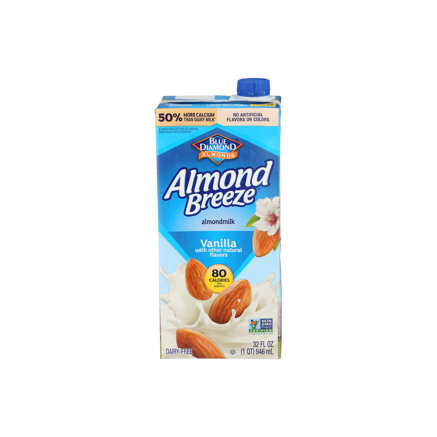 Blue Diamond Almonds Almond Breeze Vanilla Almond Milk - 32 Fluid Ounce Image 1 of 4
