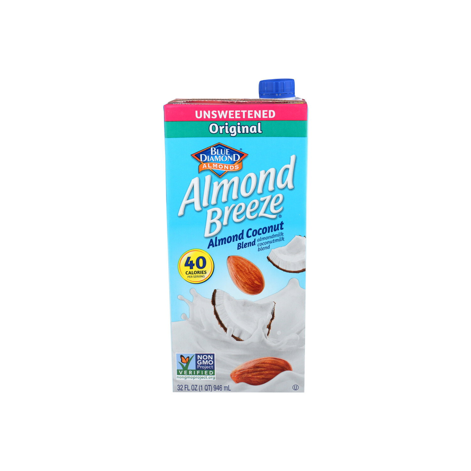 Almond Breeze Almond Beverage Blends Unsweetened Coconut Original - 32 Fluid Ounce Image 1 of 2