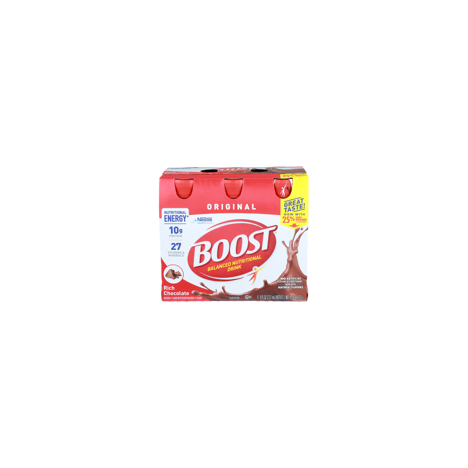 Boost Rich Chocolate Original Balanced Nutritional Drink - 8 Fluid Ounce - 6 Count Image 1 of 4