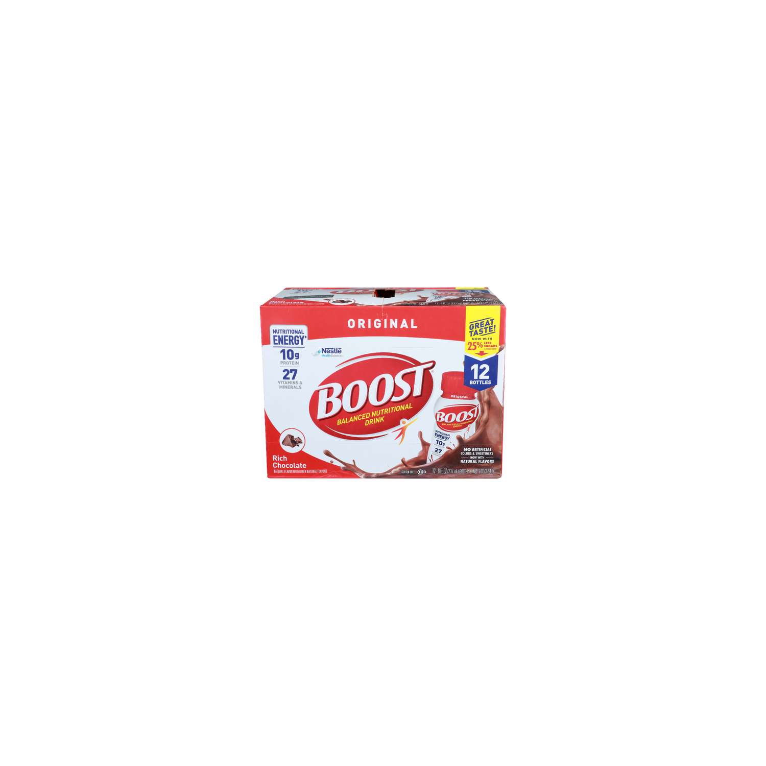 Boost Rich Chocolate Original Balanced Nutritional Drink - 0.667 Fluid Ounce - 12 Count Image 1 of 4