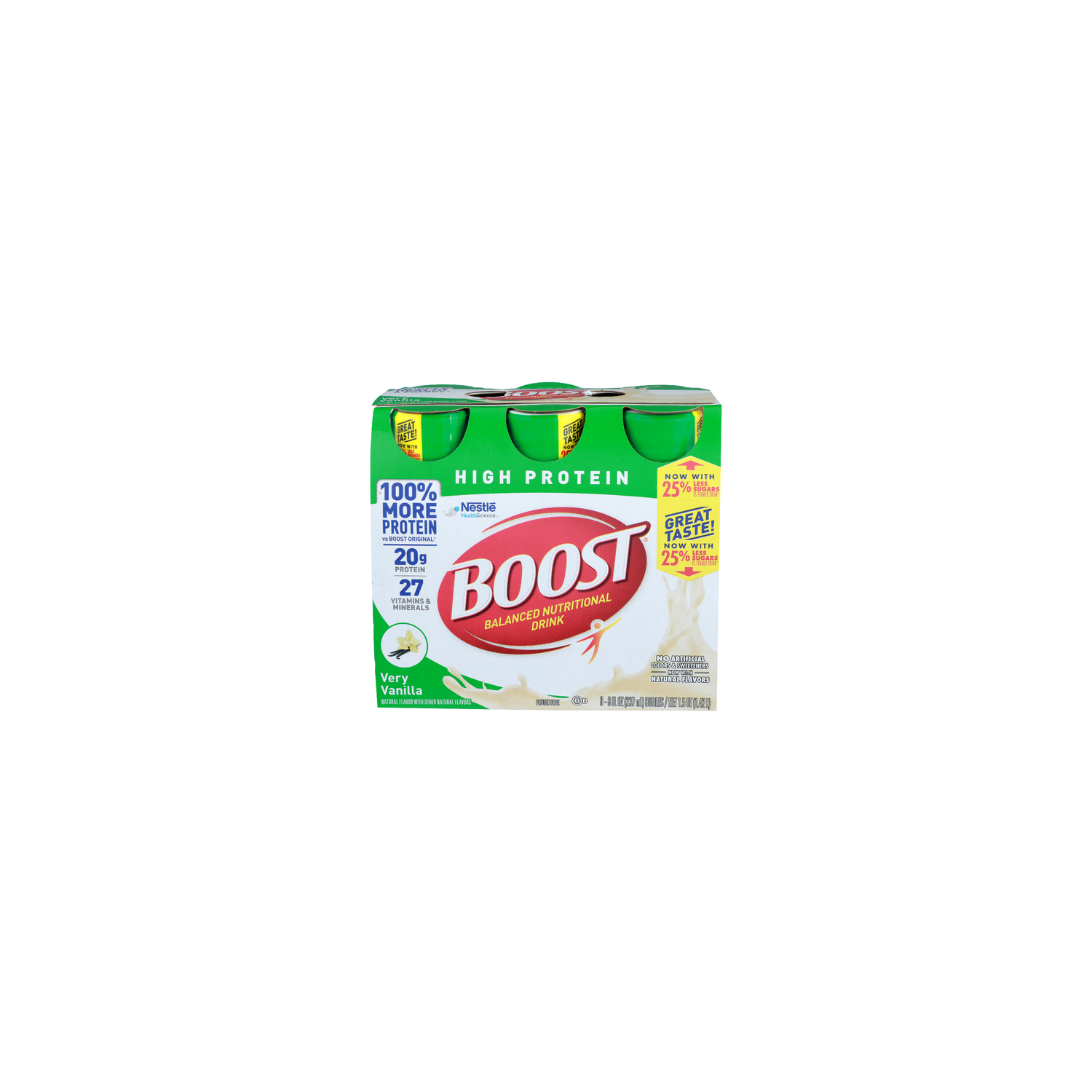Boost Very Vanilla High Protein Balanced Nutritional Drink - 8 Fluid Ounce - 6 Count Image 1 of 4