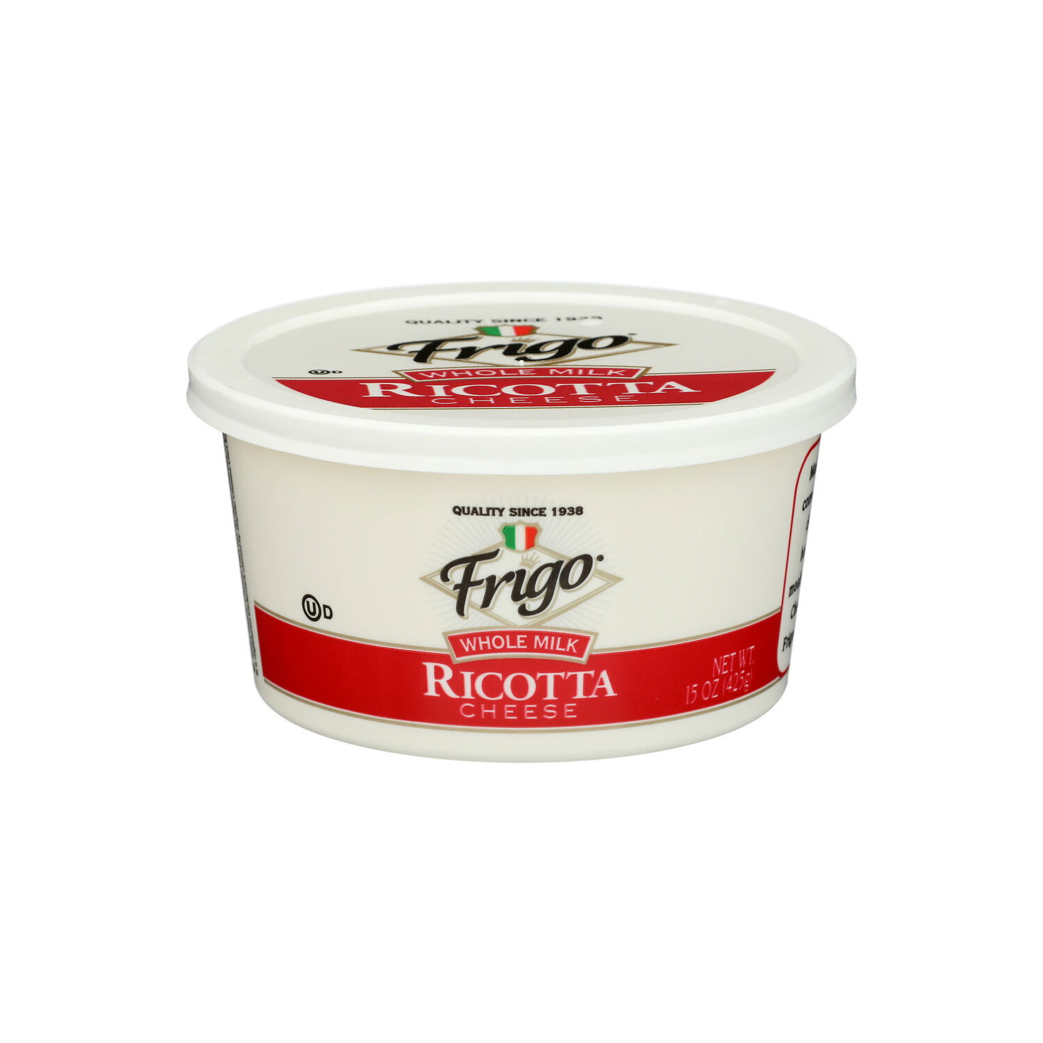 Frigo Whole Milk Ricotta Cheese - 15 Ounce - Super 1 Foods