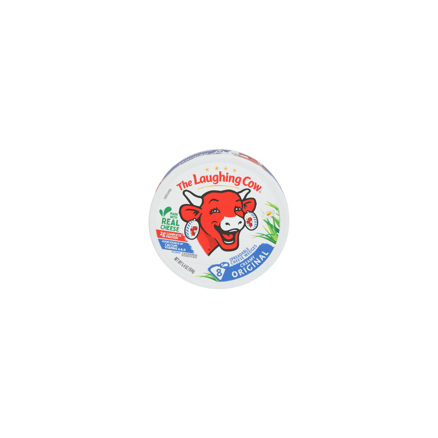 Laughing Cow Cheese Original Spreadable Tlc Creamy Wedges 8P - 0.675 Ounce - 8 Count Image 1 of 4