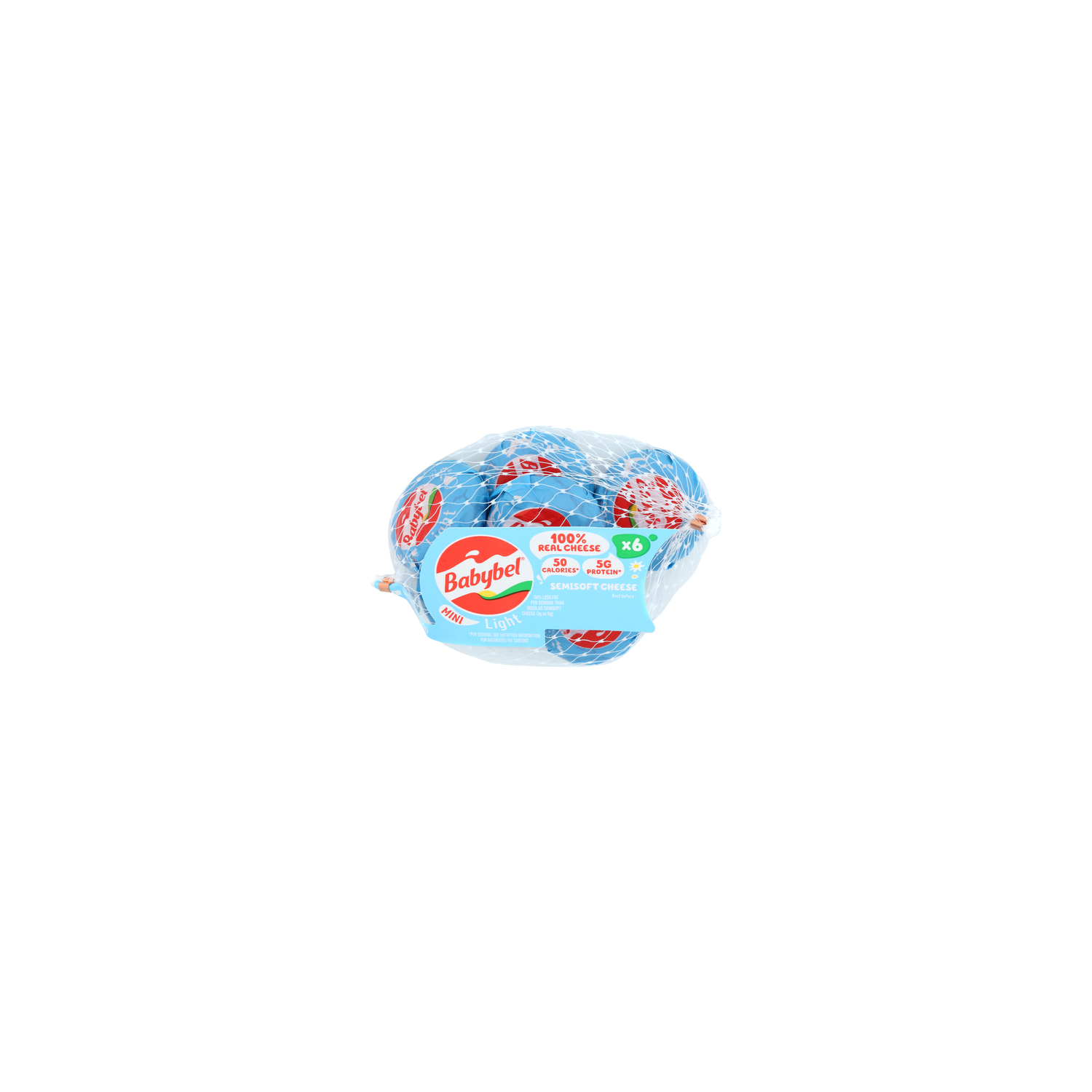 Mini Babybel Light Snack Cheese - 0.7 Ounce - 6 Count Image 1 of 4