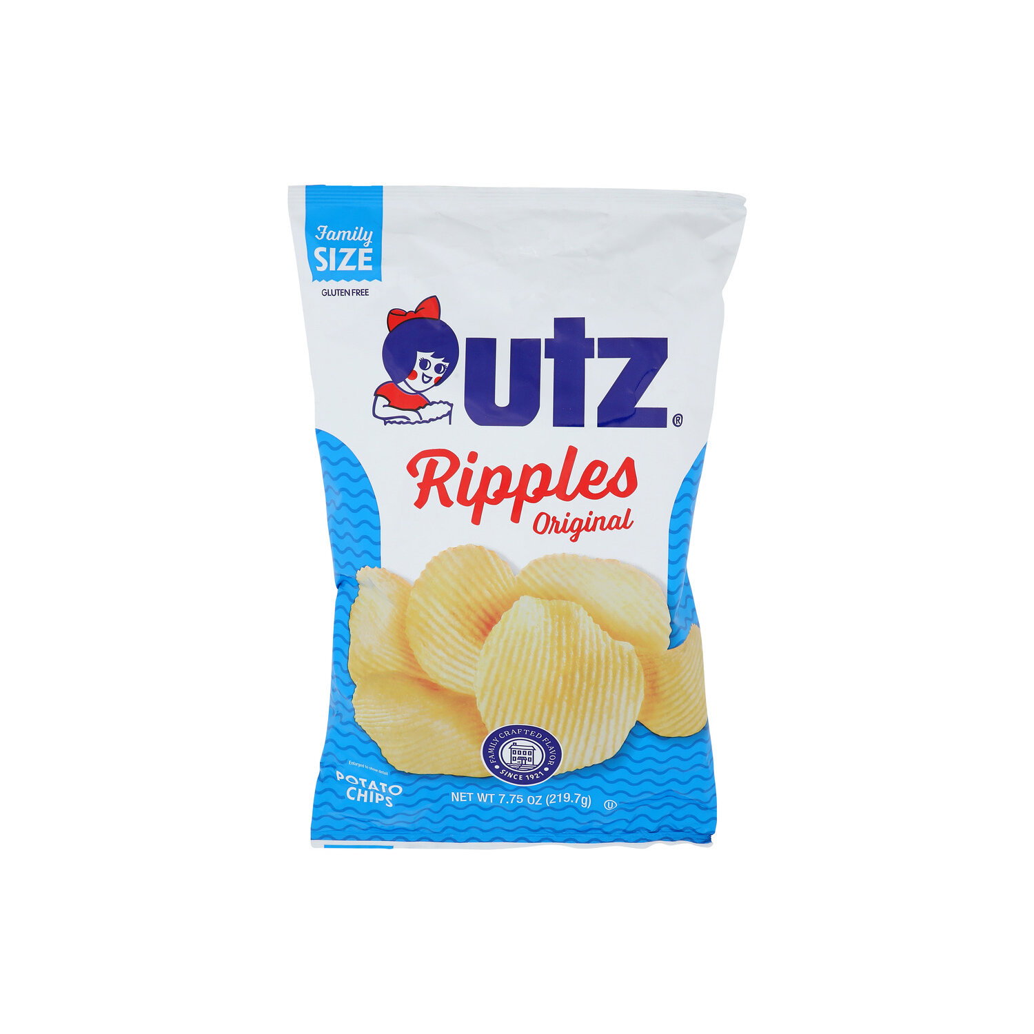 Utz Ripples Original Ripple Potato Chips - 7.75 Ounce Image 1 of 4
