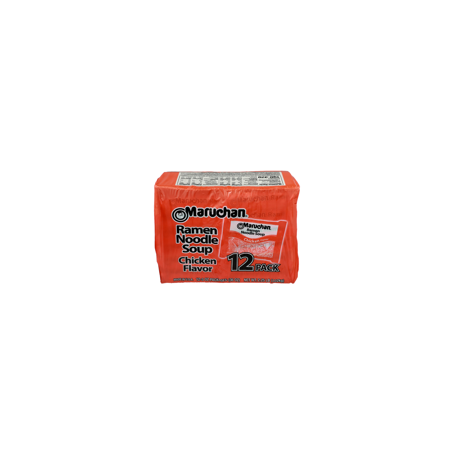 Maruchan Chicken Flavor Ramen Noodle Soup - 2.854 Ounce - 12 Count Image 1 of 4