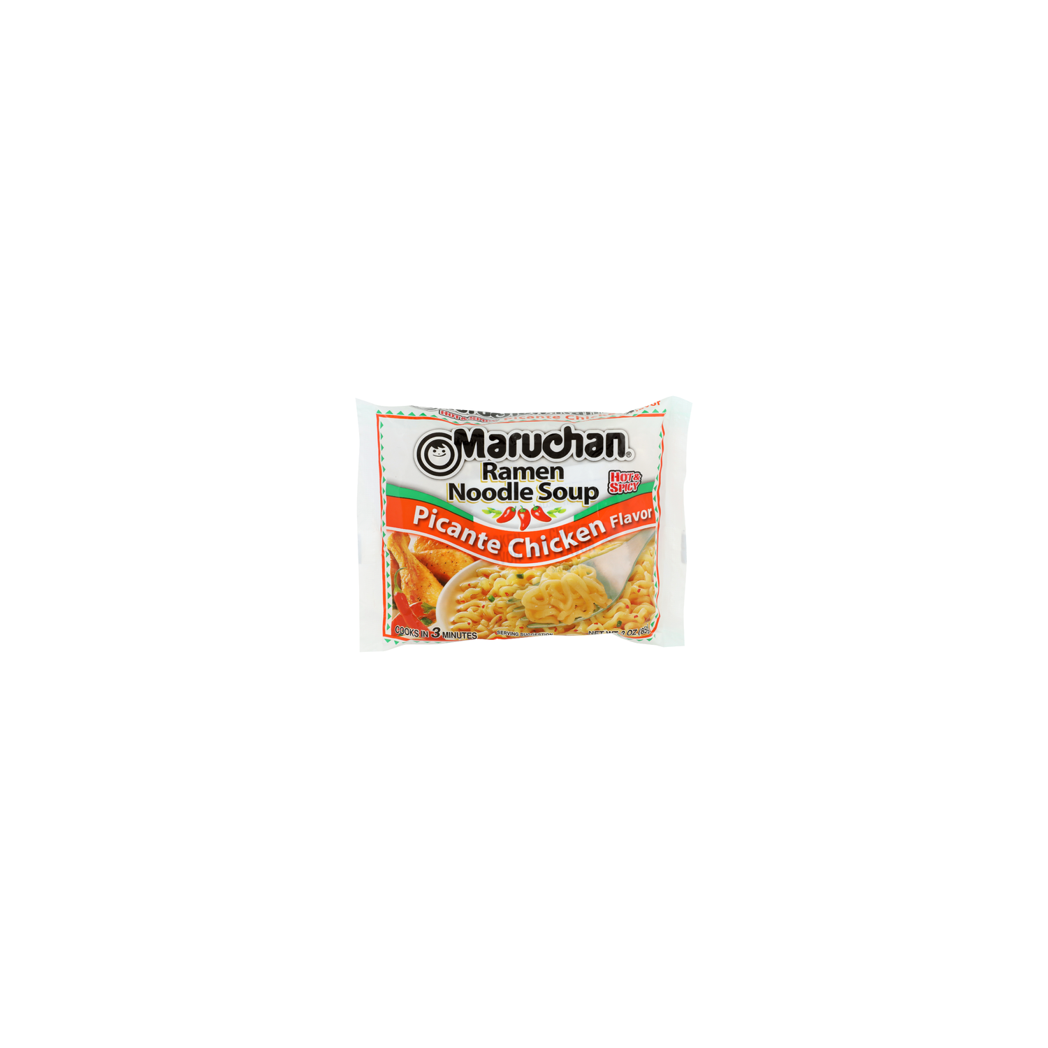Maruchan Picante Chicken Flavor Ramen Noodle Soup - 3 Ounce