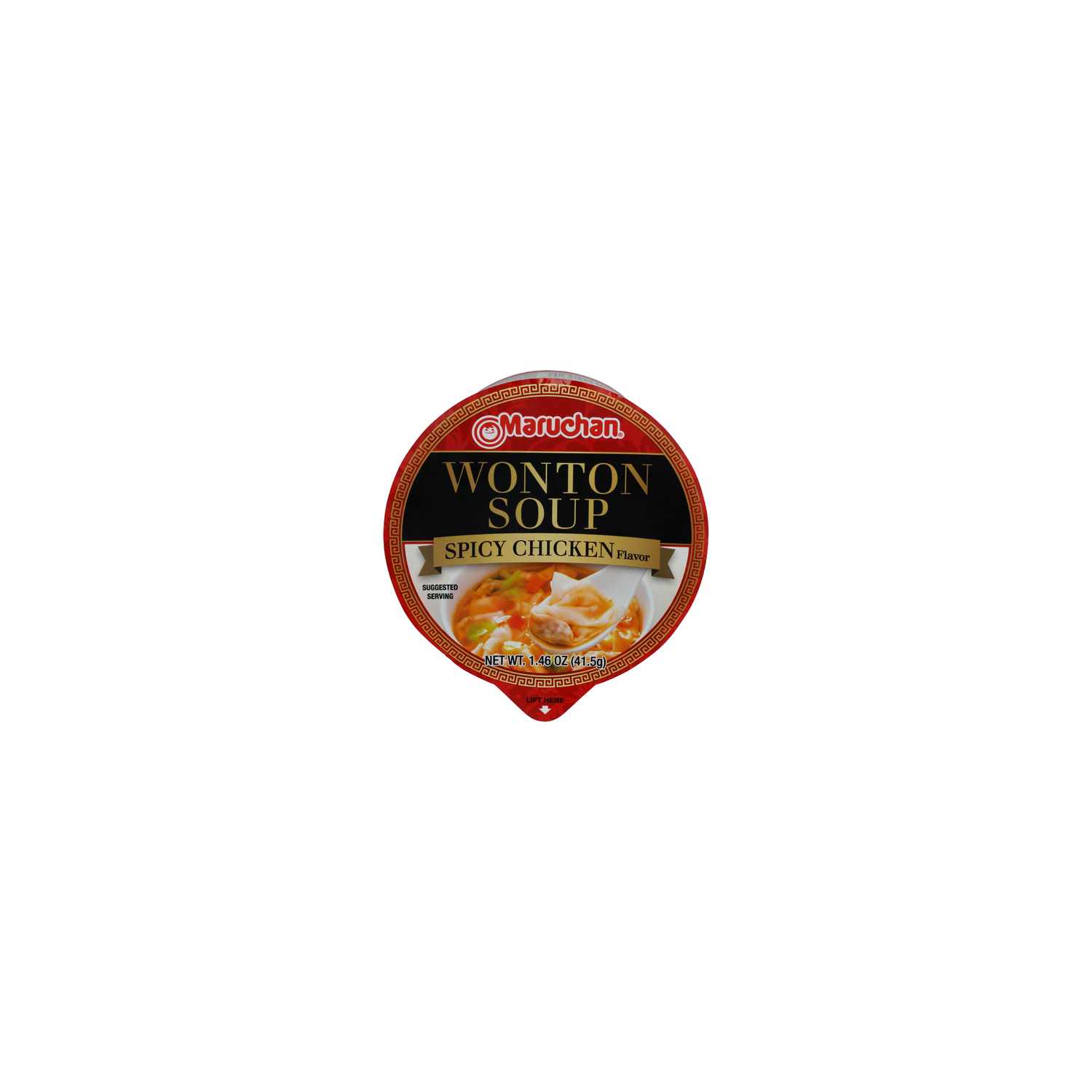 Maruchan Spicy Chicken Flavor Wonton Soup - 1.46 Ounce Image 1 of 4